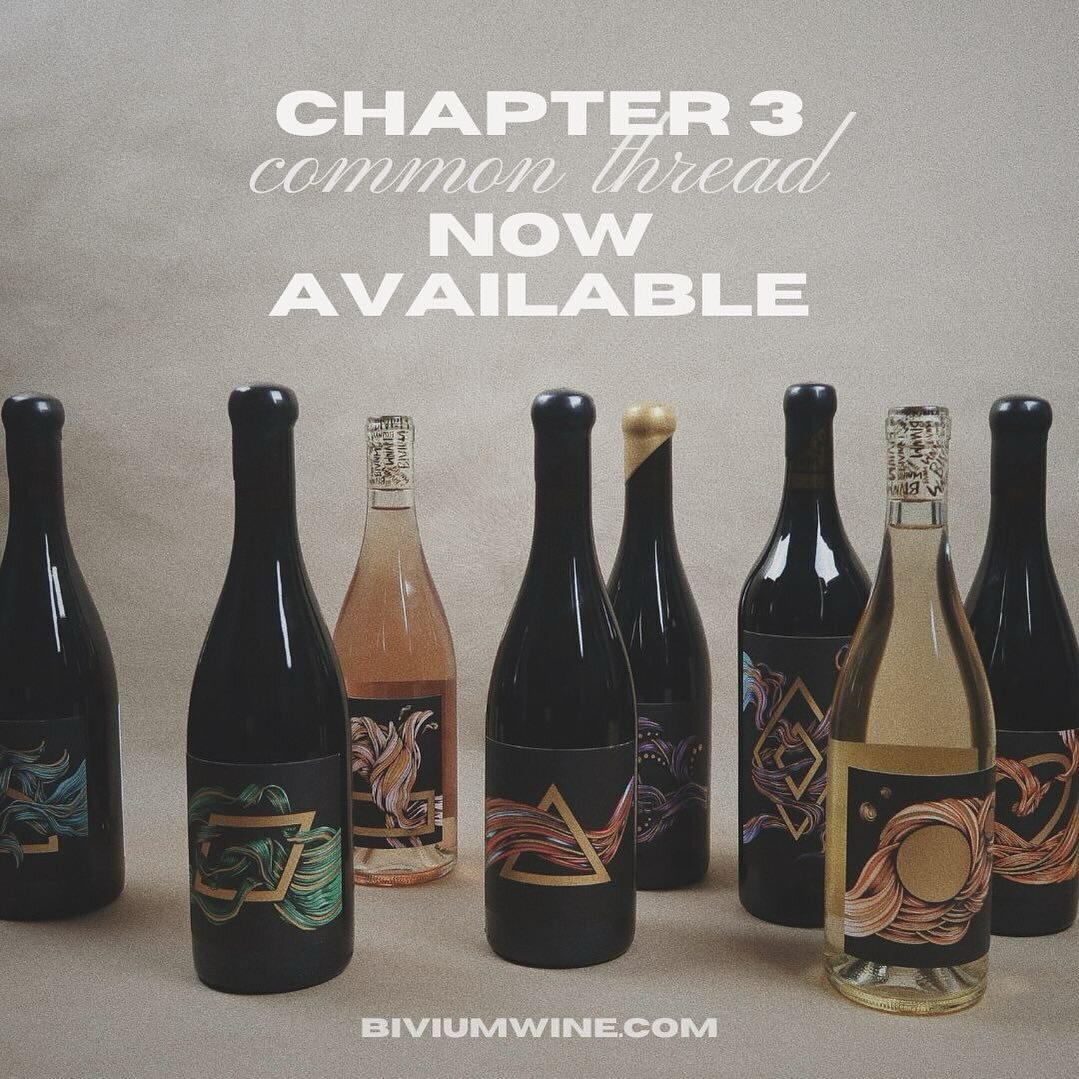 Chapter 3 is officially available to purchase by the bottle on biviumwine.com🍷🍷🍷

Do you have a favorite yet? Let us know below - and don&rsquo;t forget to share and tag us as you enjoy a glass (or bottle)!

#biviumwine #californiawines #centralco