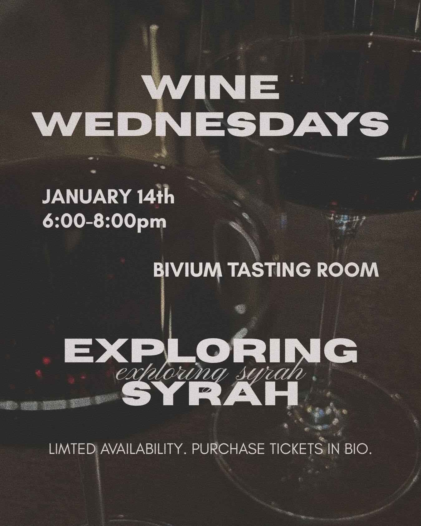 Wine Wednesdays are here🍷🙌🏻

We&rsquo;re so excited to announce Wine Wednesdays, a monthly tasting series designed to explore, learn, and sip in community. 

Our first official session will take place next week on Wednesday, January 14 from 6:00-8