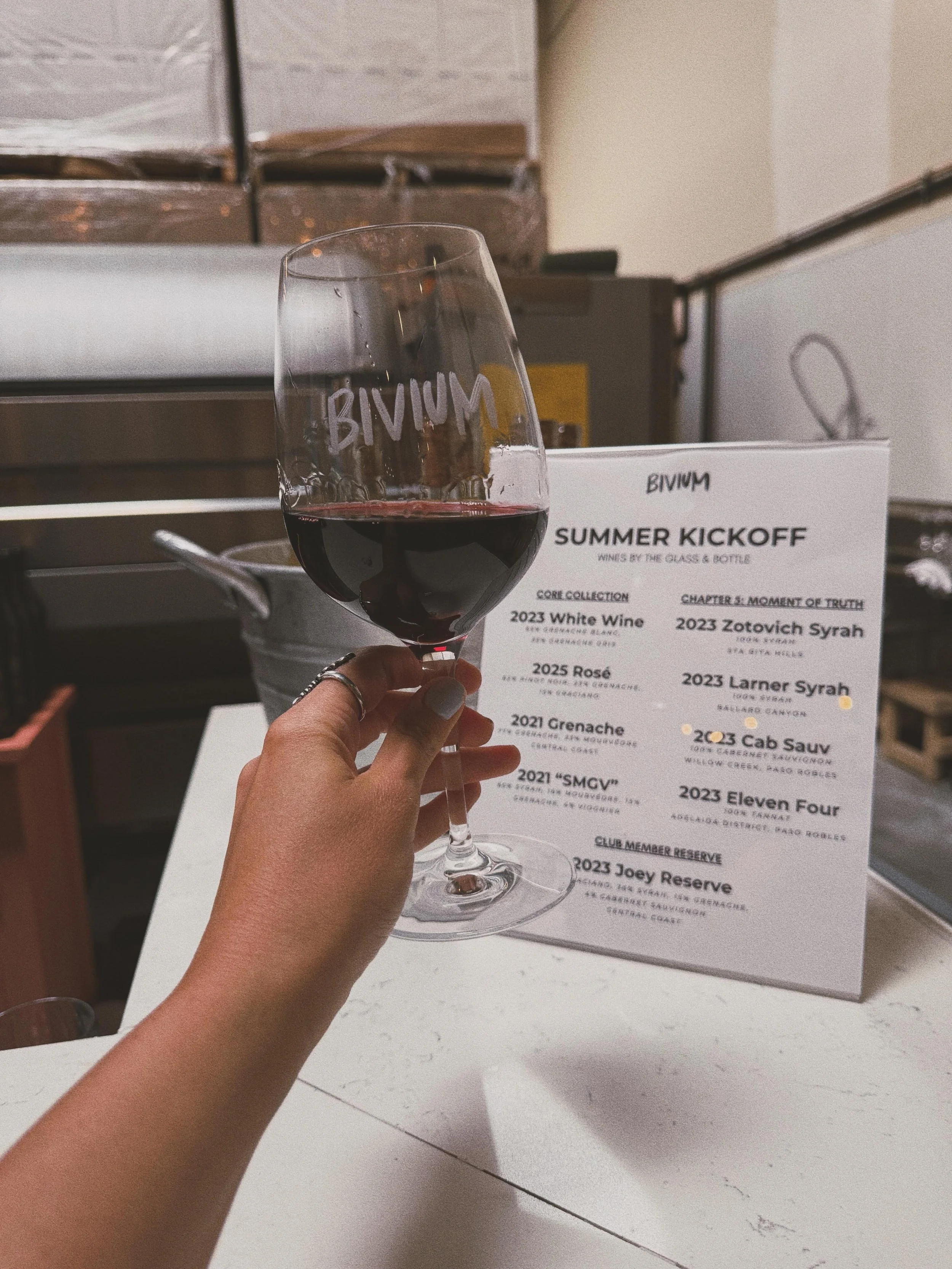 Still thinking about that epic summer kick off ☀️🍷

Extra special shout out to @chase.collective @bakesxjake and @smashsabbath_scv for being the best. Let&rsquo;s keep the vibes going allll summer long!! 

#biviumwine #summerwinetasting #californiaw