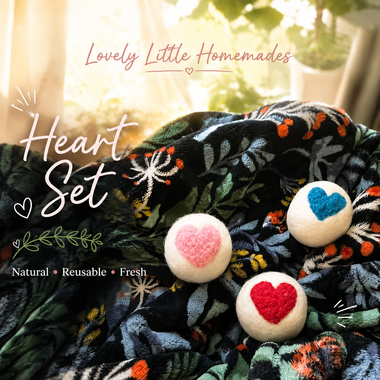 Heart Dyer Ball Set