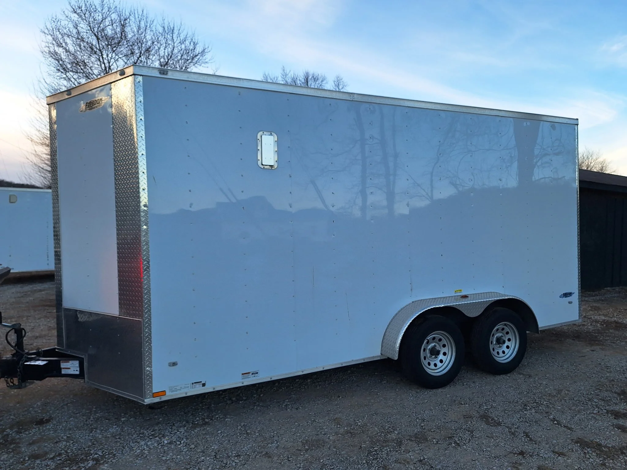 This is our 7x16 Enclosed Trailer we have for rent