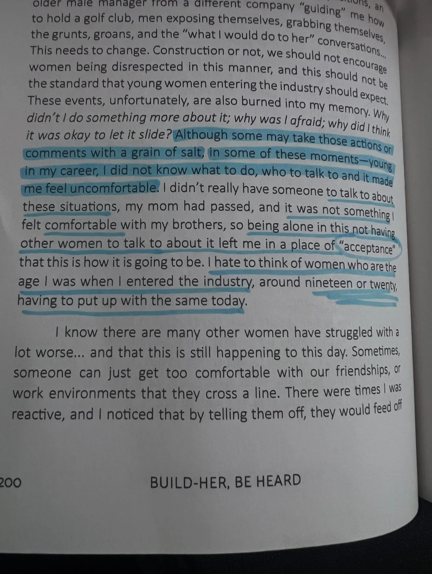 THIS IS WHY I AM DOING THIS

A friend texted today and shared how she is finding a way to action against workplace violence. As she did I was also trying to wrap my head around how I approached this in Build-Her, Be Heard and maybe how I can improve 