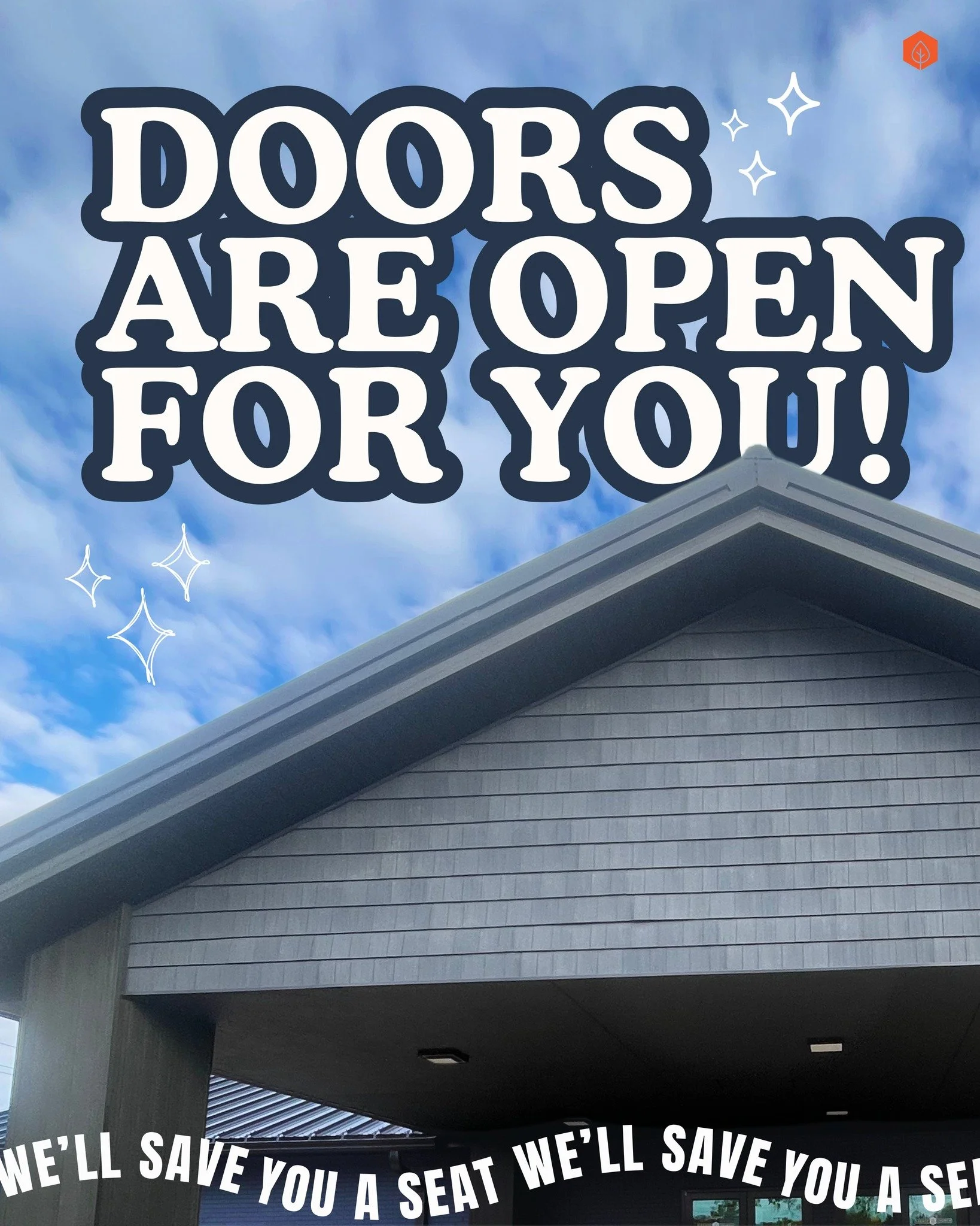 Doors are open |  lets worship, learn and spend time together!