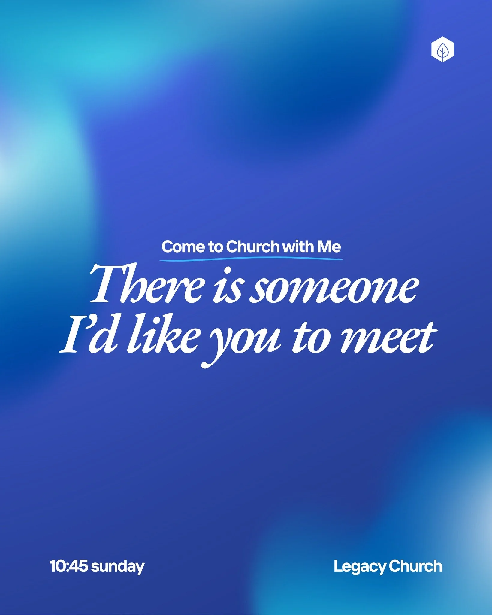 I&rsquo;ve got someone I&rsquo;d love for you to meet this Sunday&hellip; He&rsquo;s changed my life, and I know He'll can change yours too!