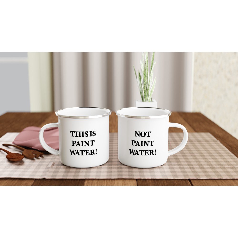 Is this paint water? 12oz Enamel Mug