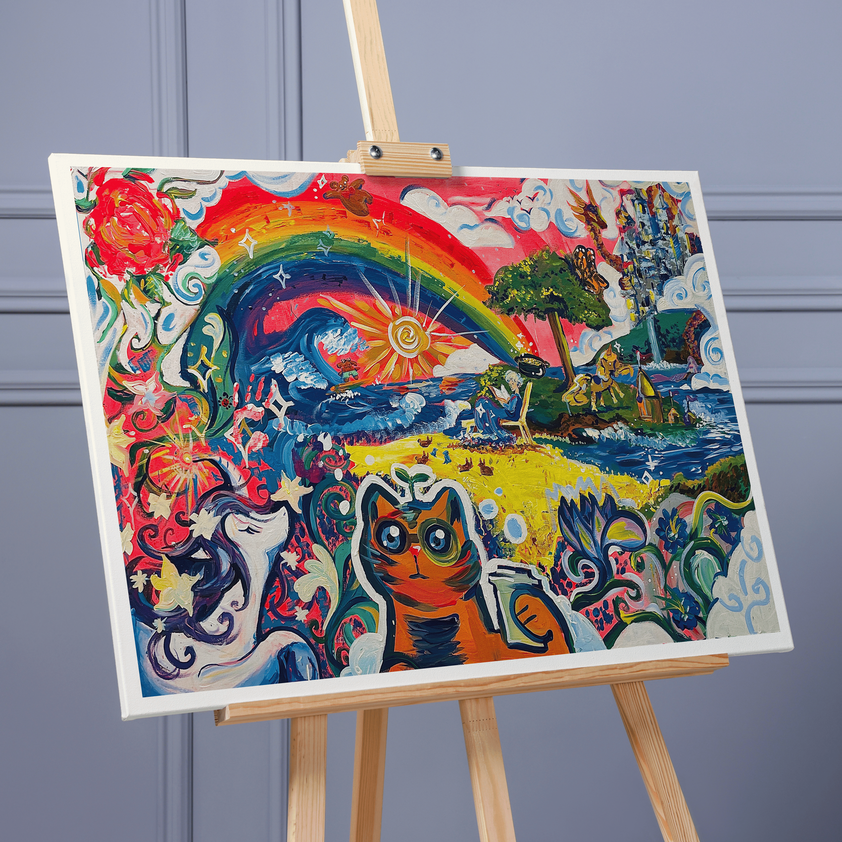 Live Painting for Bloomingdale