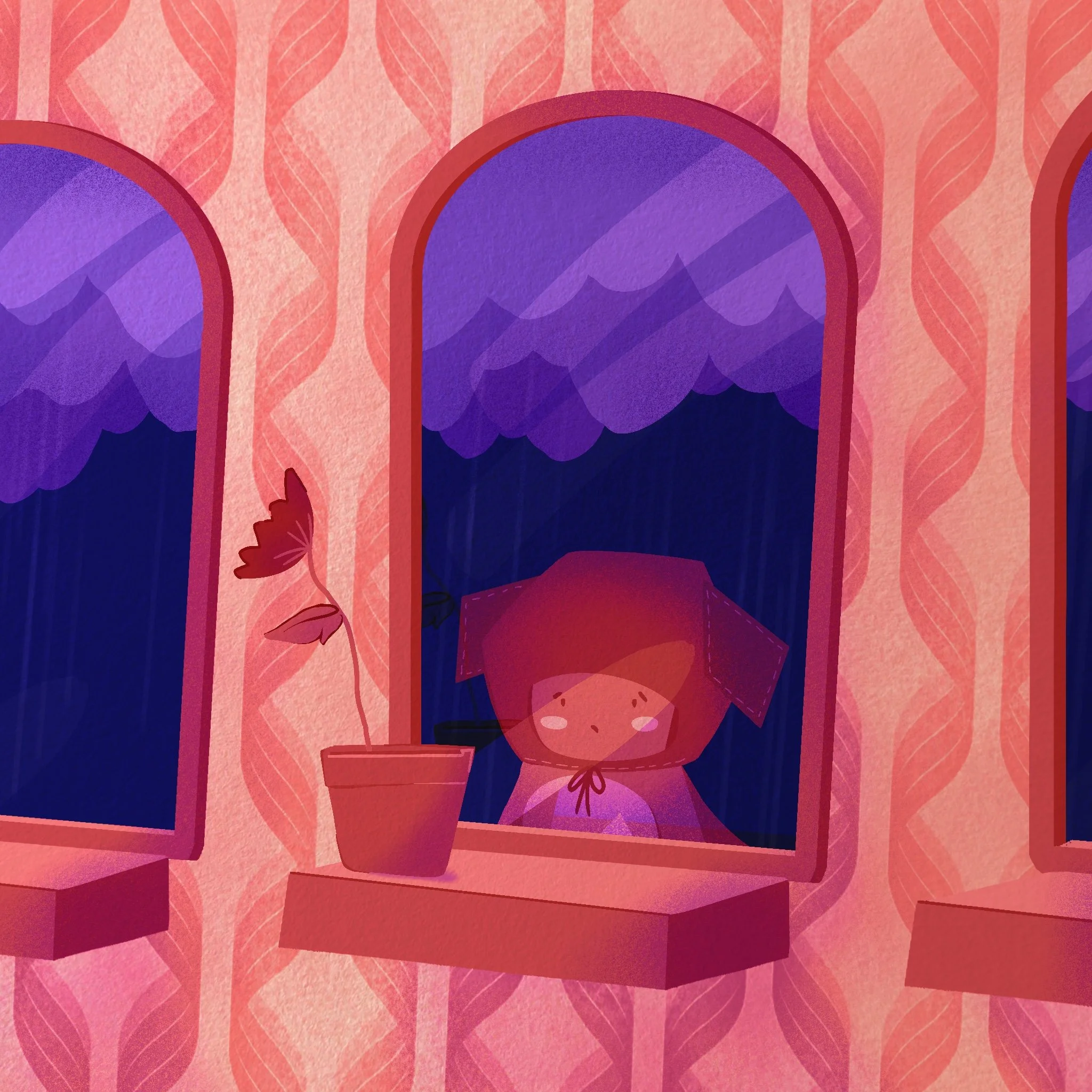 the storm is here and i cant go inside yet