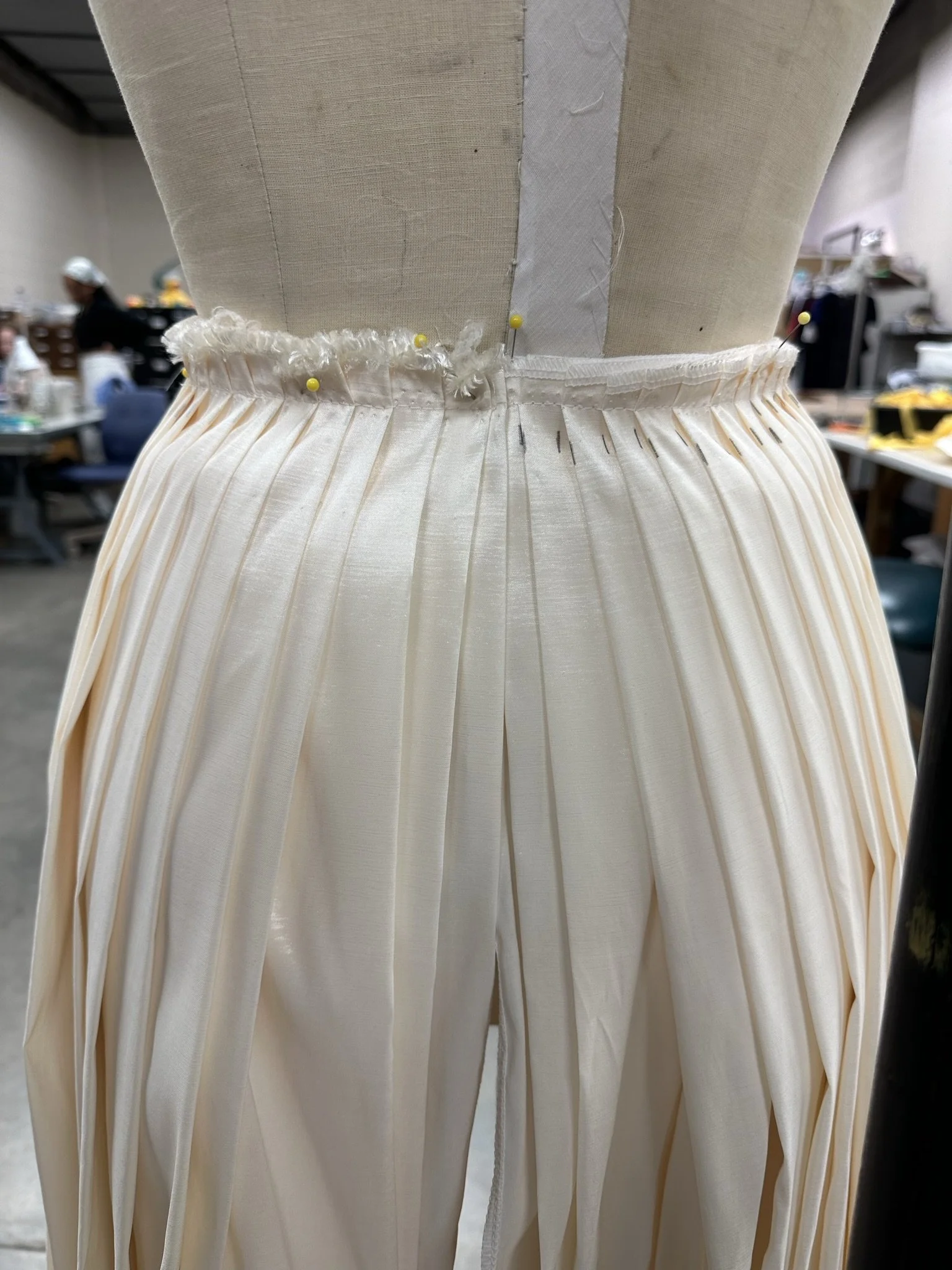 Finale skirt: progress