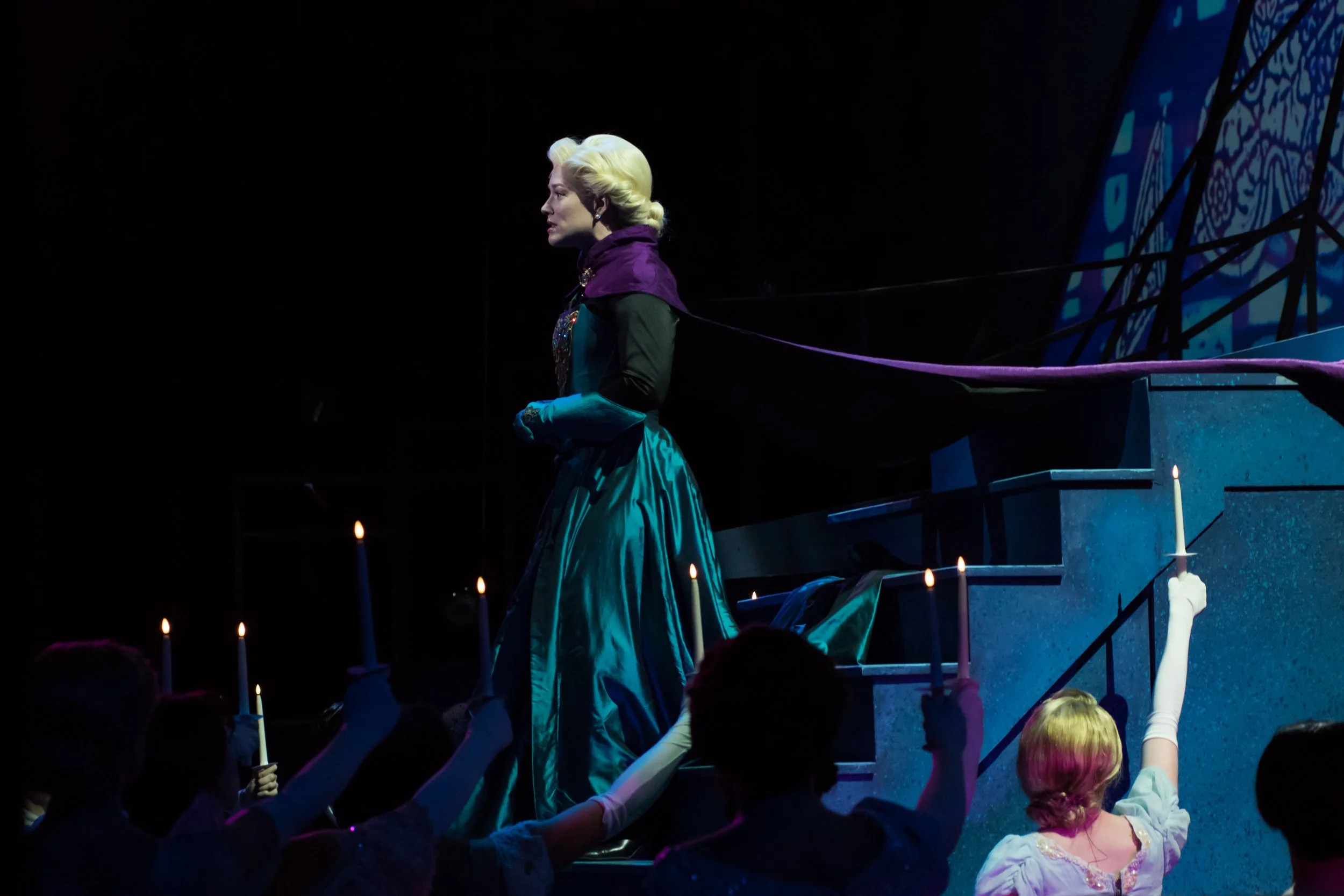 Elsa's cape: oversaw construction