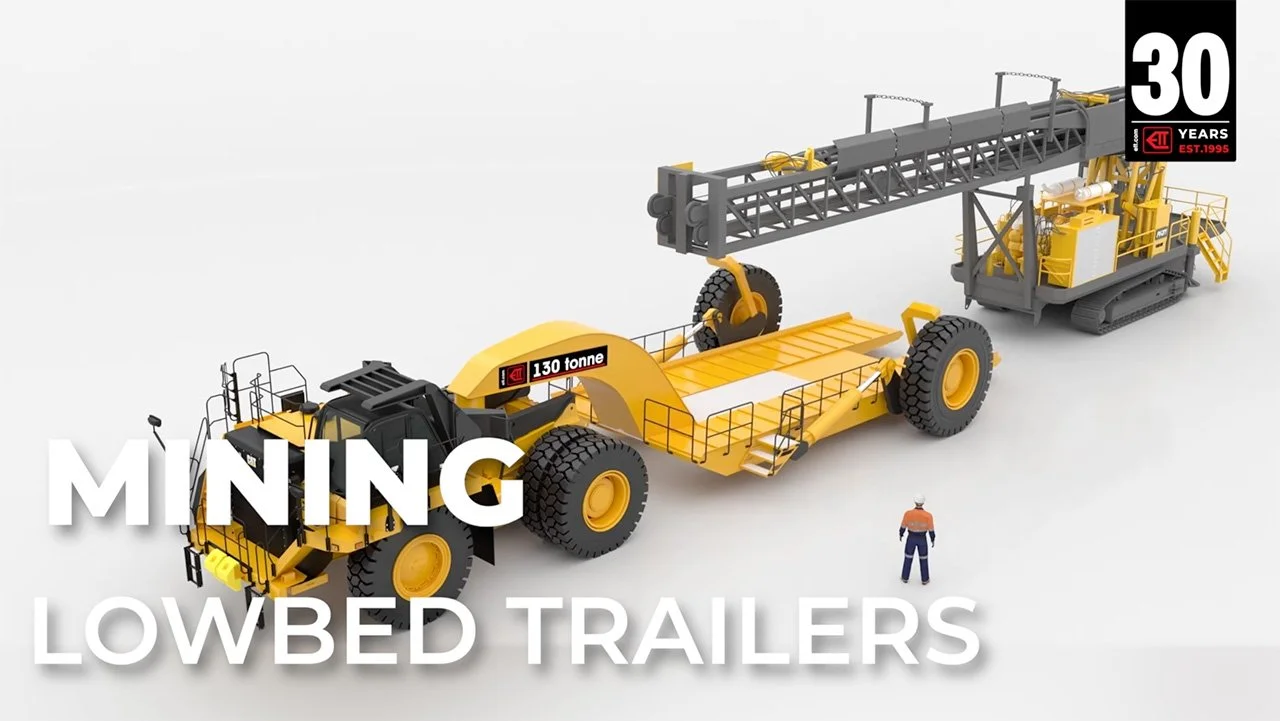 ETT Lowbed Trailer - faster, safer rear loading in 3 minutes
