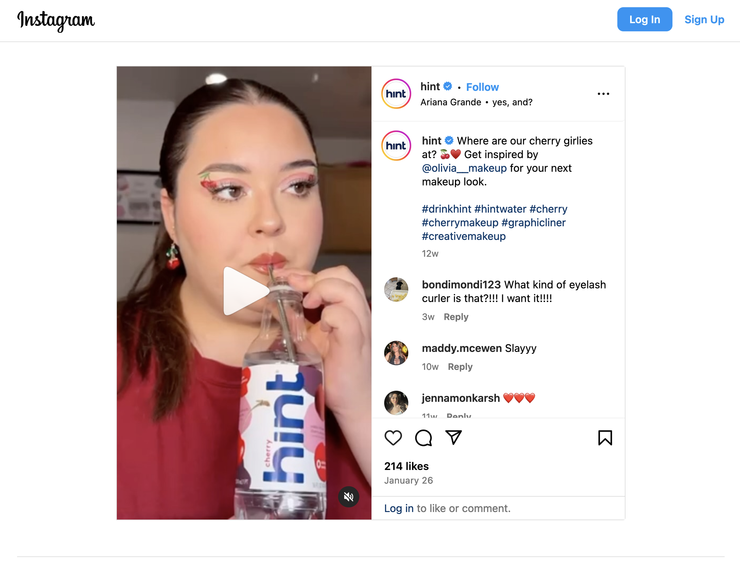 Cherry Makeup