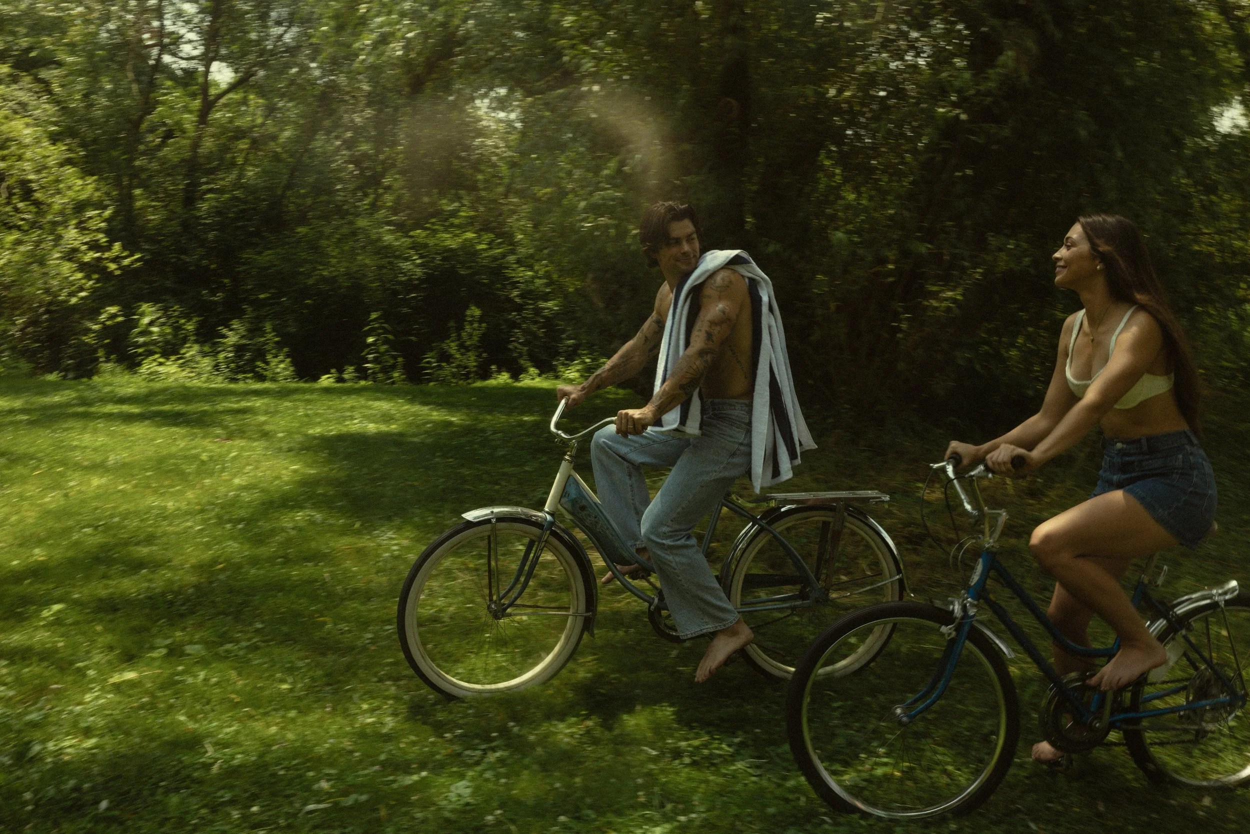 bike ride Couples session