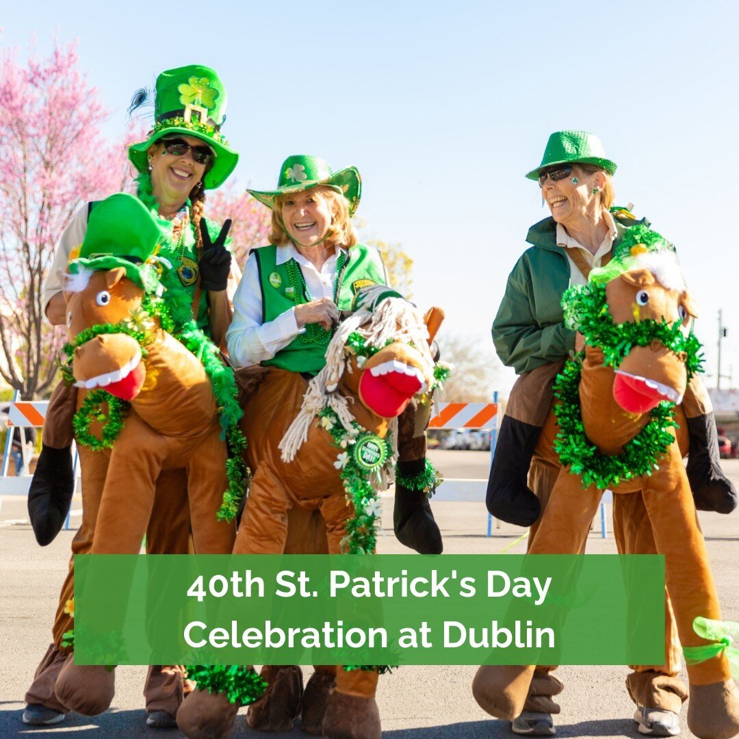 Mark your calendars for Dublin's iconic St. Patrick's Day Celebration! ☘️⁠
⁠
From lively music and dance to mouthwatering Irish cuisine, there's something for everyone to enjoy.⁠
⁠
Plus, a special 200-drone show on March 16 to celebrate 40 years of f