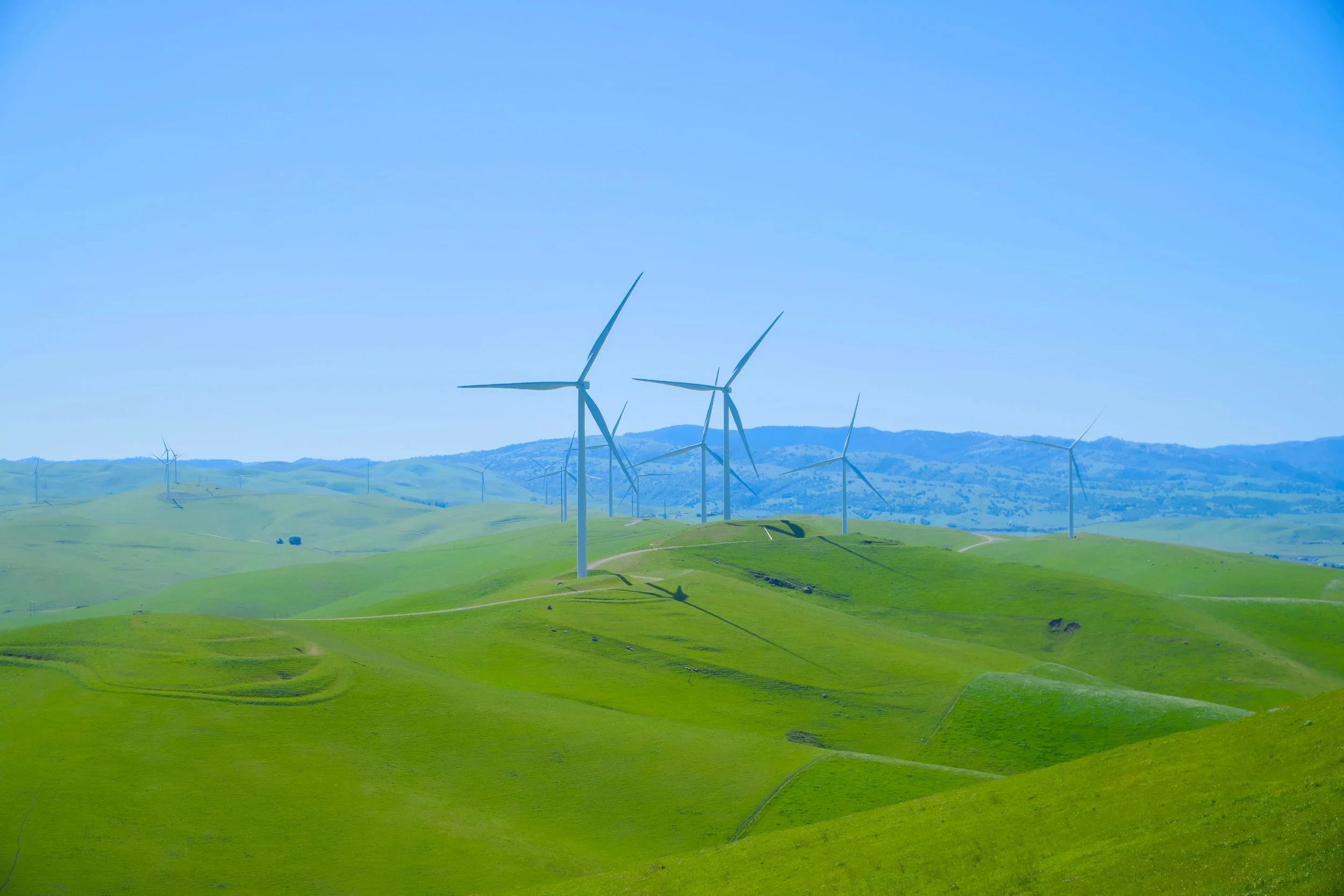 Altamont Pass Wind Mills by Spencer DeMera