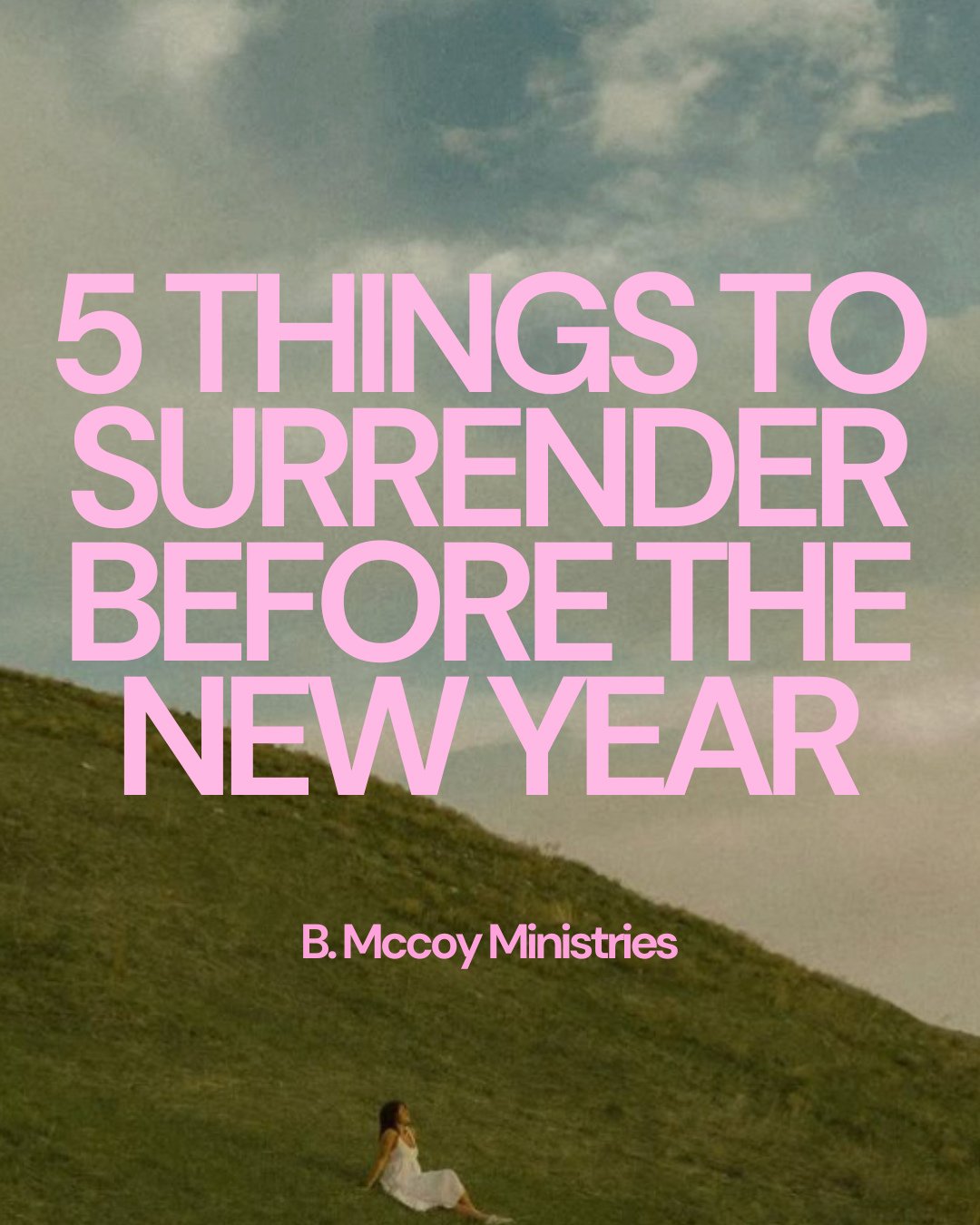 Before you cross into the new year&hellip;⁠
what needs to stay behind? 🕊️⁠
⁠
Sometimes it&rsquo;s not more strategy you need &mdash;⁠
It&rsquo;s surrender.⁠
⁠
The timeline that&rsquo;s left you anxious.⁠
The pressure to prove something God already a