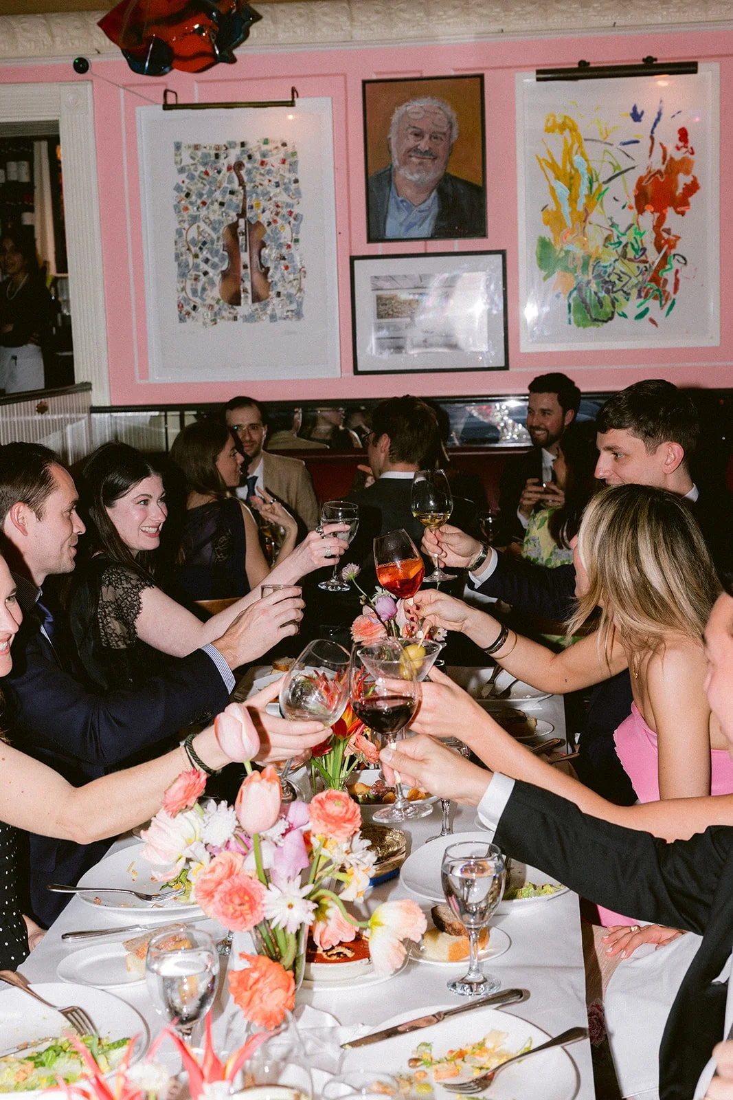 Emma + Ned's reception at Antonucci 
Cafe | Photography by Eryc Perez de Tagle.