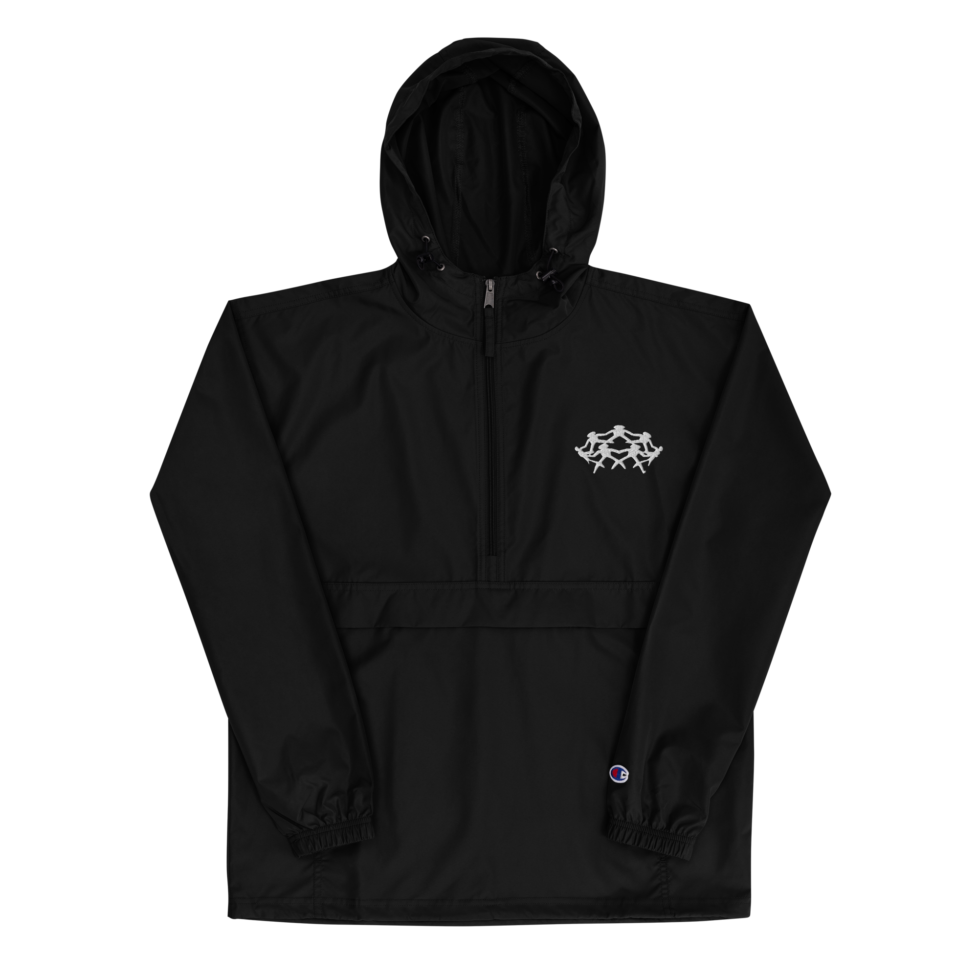 embroidered-champion-packable-jacket-black-front-67c7aa0dd219d.png
