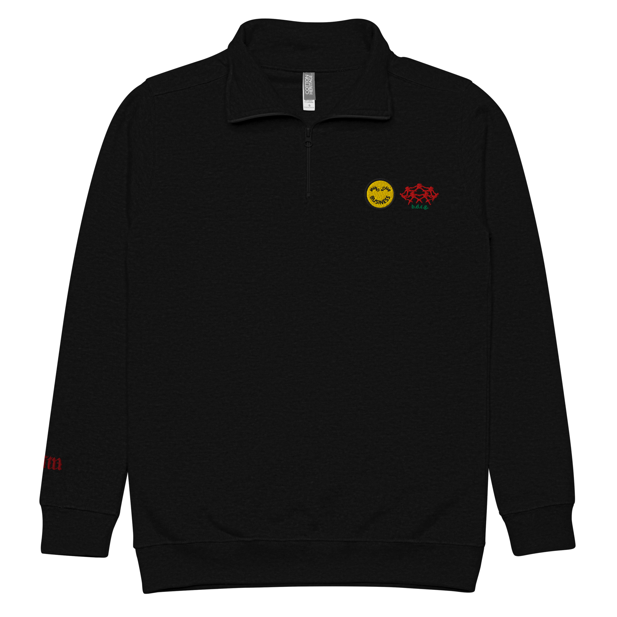 THREE QUARTER Fleece Pullover