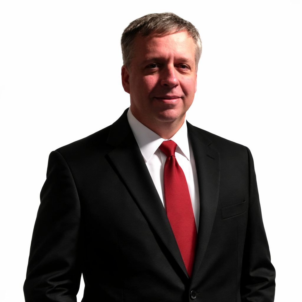 Outline of the United States with text "US RAD MGMT" on a dark blue background.