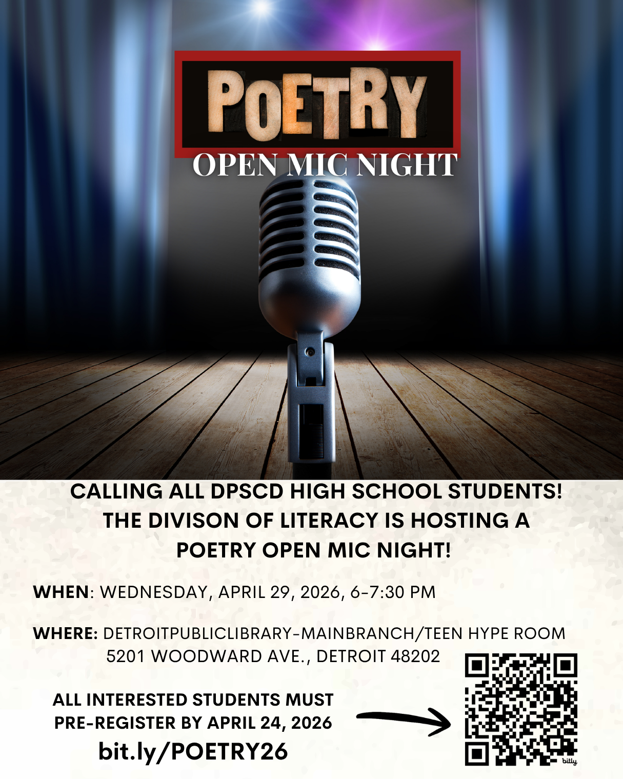 Jessica Care More Book Signing at DPSCD Poetry Night