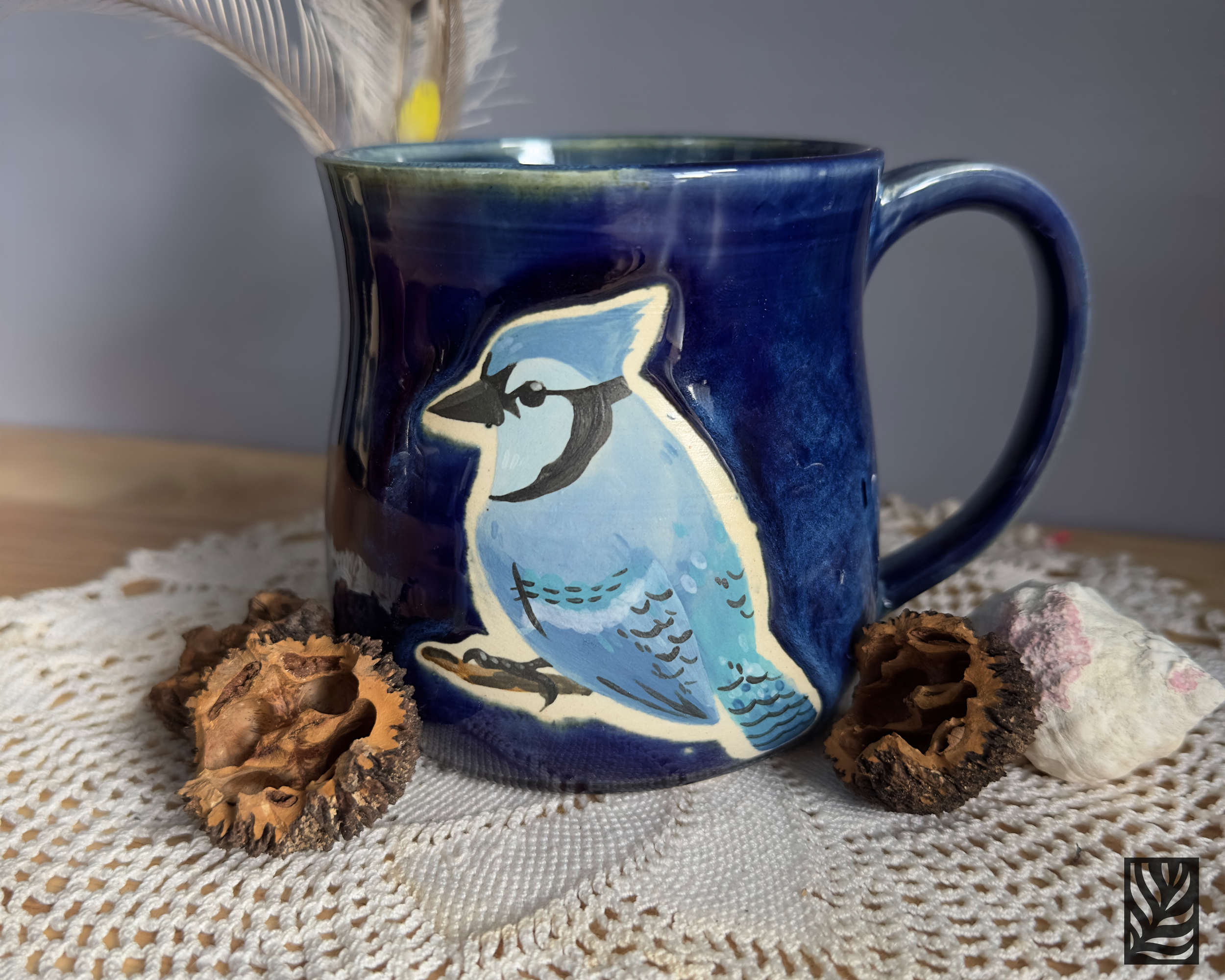 "Severson Dells Winter: Blue Jay, 2025"