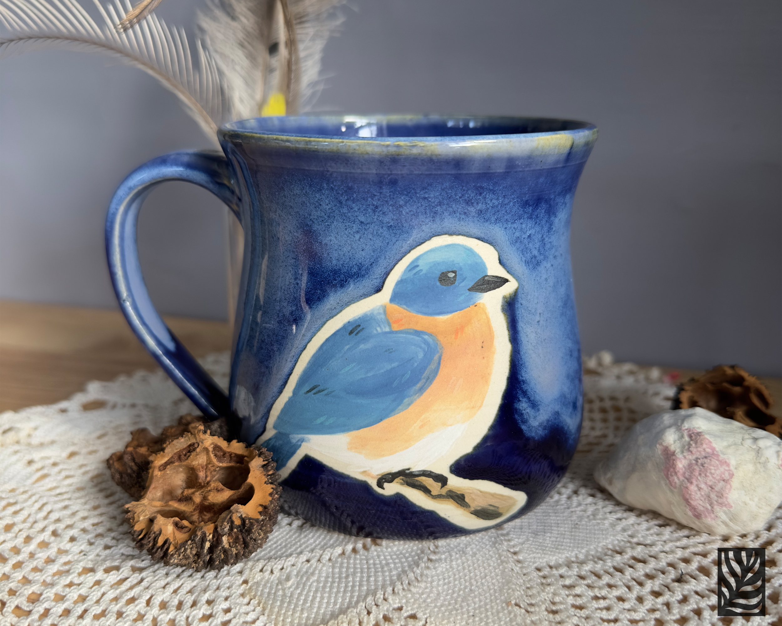 "Severson Dells Winter: Eastern Bluebird, 2025"