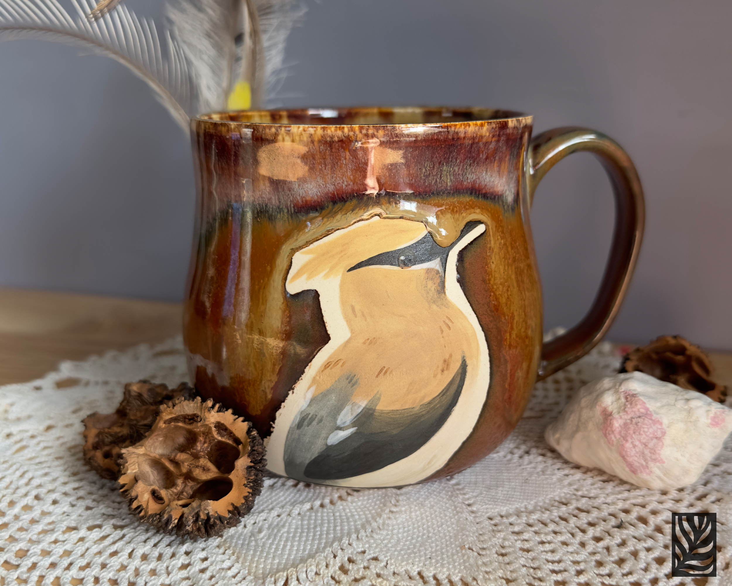 "Severson Dells Winter: Cedar Waxwing, 2025"