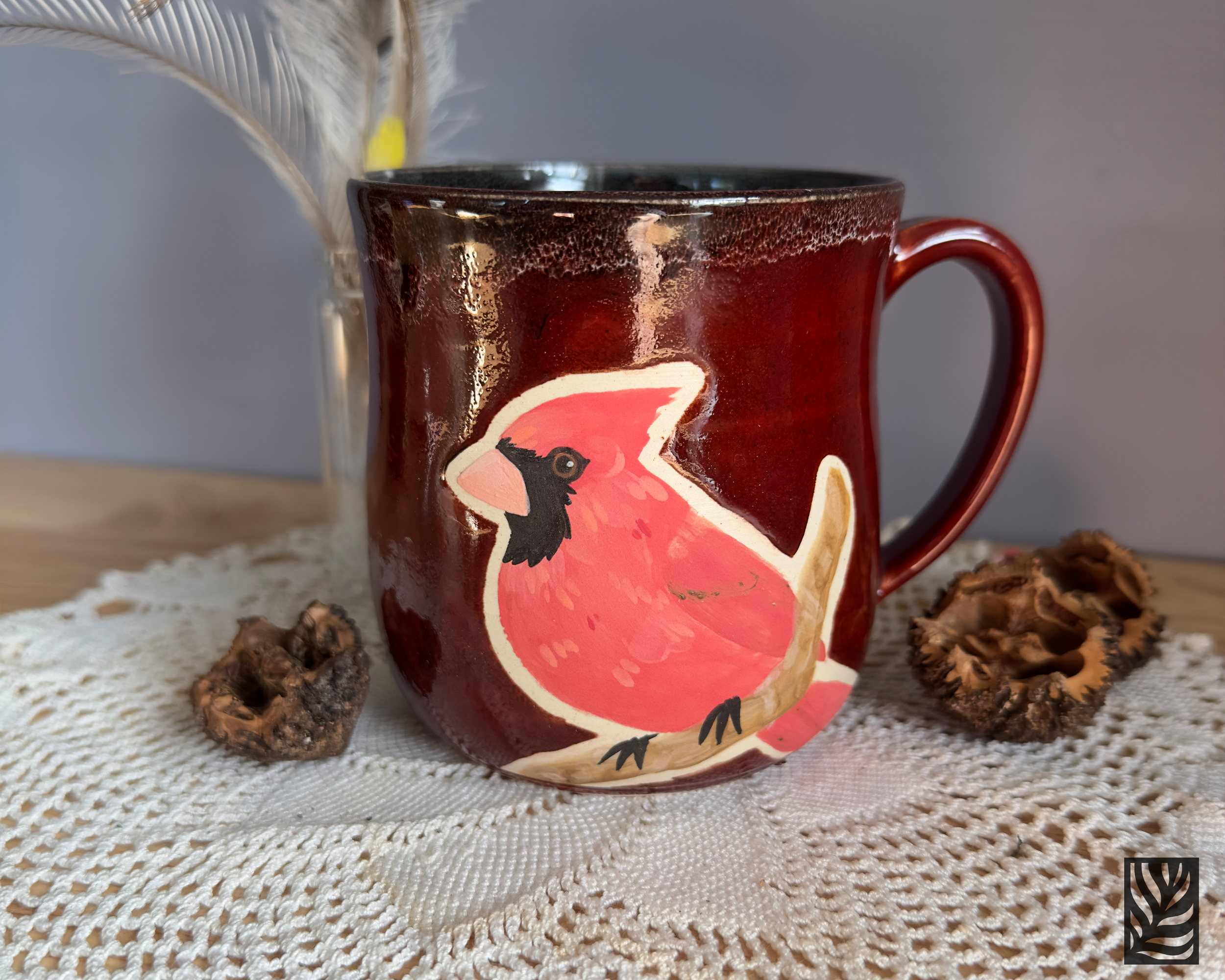 "Severson Dells Winter: Northern Cardinal, 2025"