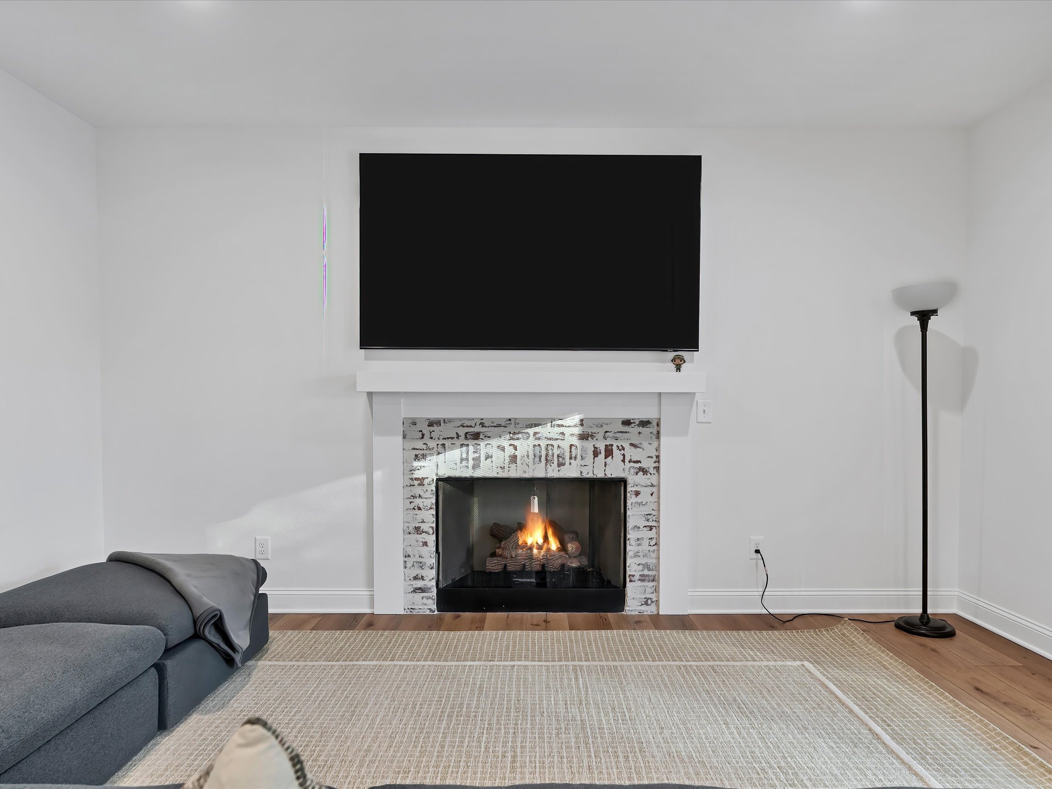 85" HDTV in living room