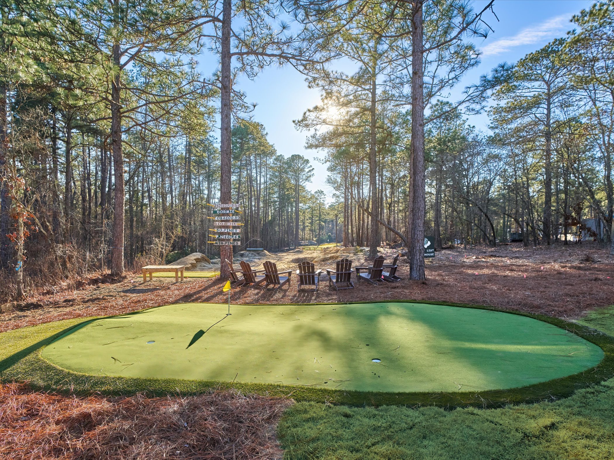 Putting and chipping green