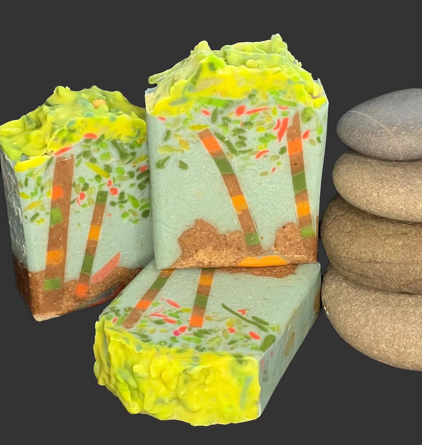 🌴🍍 Palm Tree Punch Goat Milk Soap: Sip the sunshine with Palm Tree Punch, a handcrafted goat milk soap that brings the tropics to your tub. Featuring a breezy palm tree beach scene, each bar is scented with a juicy blend of Pineapple, Mango, Coconu