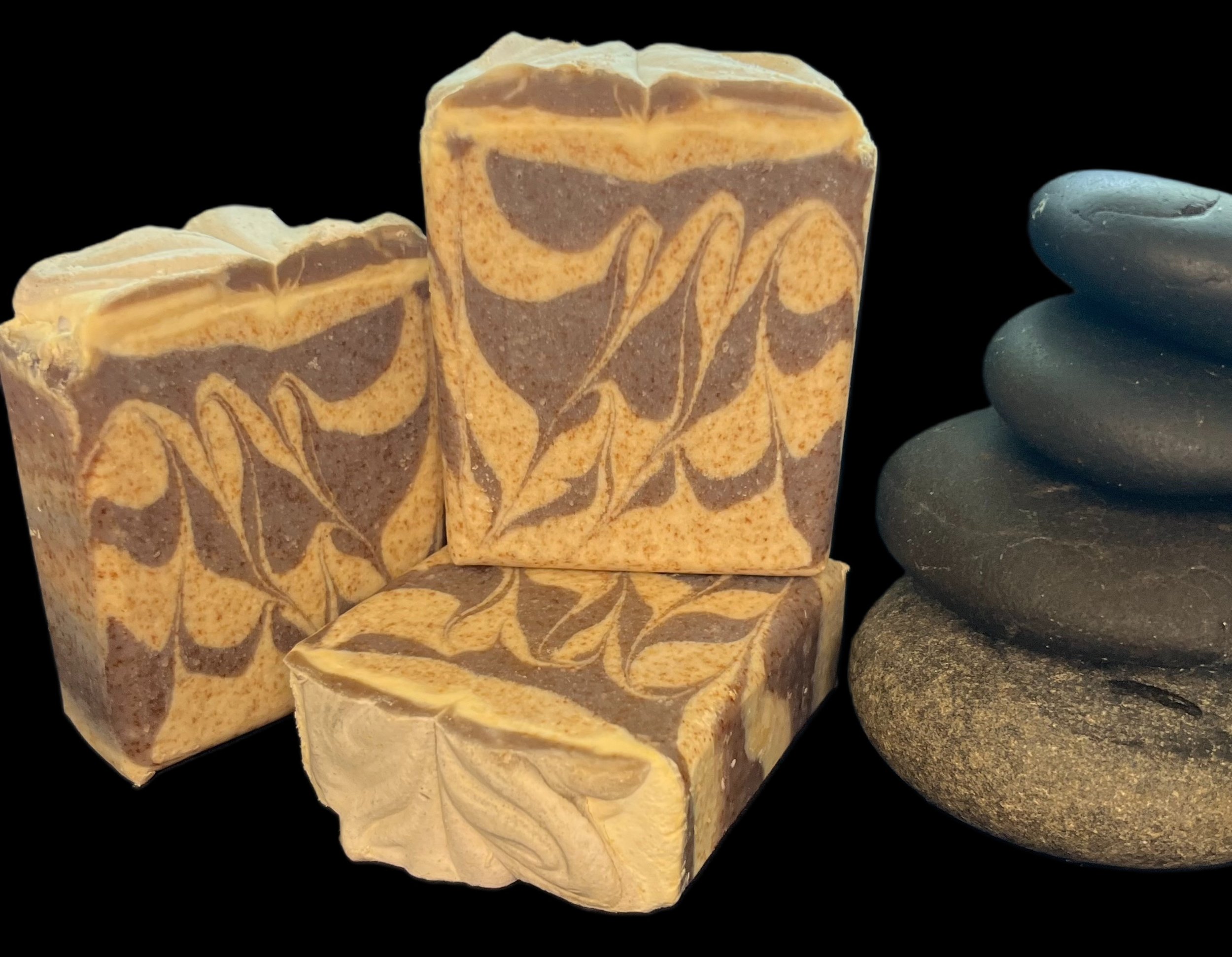 Vegan lavender soap with a calming floral scent and persimmon to help reduce Nonenal odor. Made with natural oils and kaolin clay for a soft, creamy cleanse.