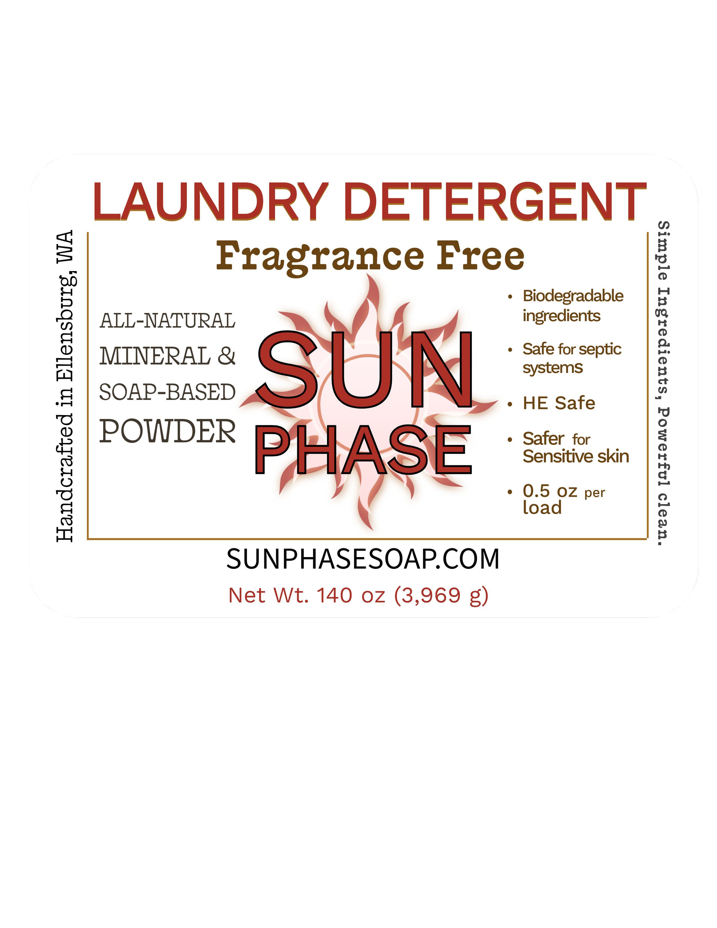 Natural Unscented Laundry Powder