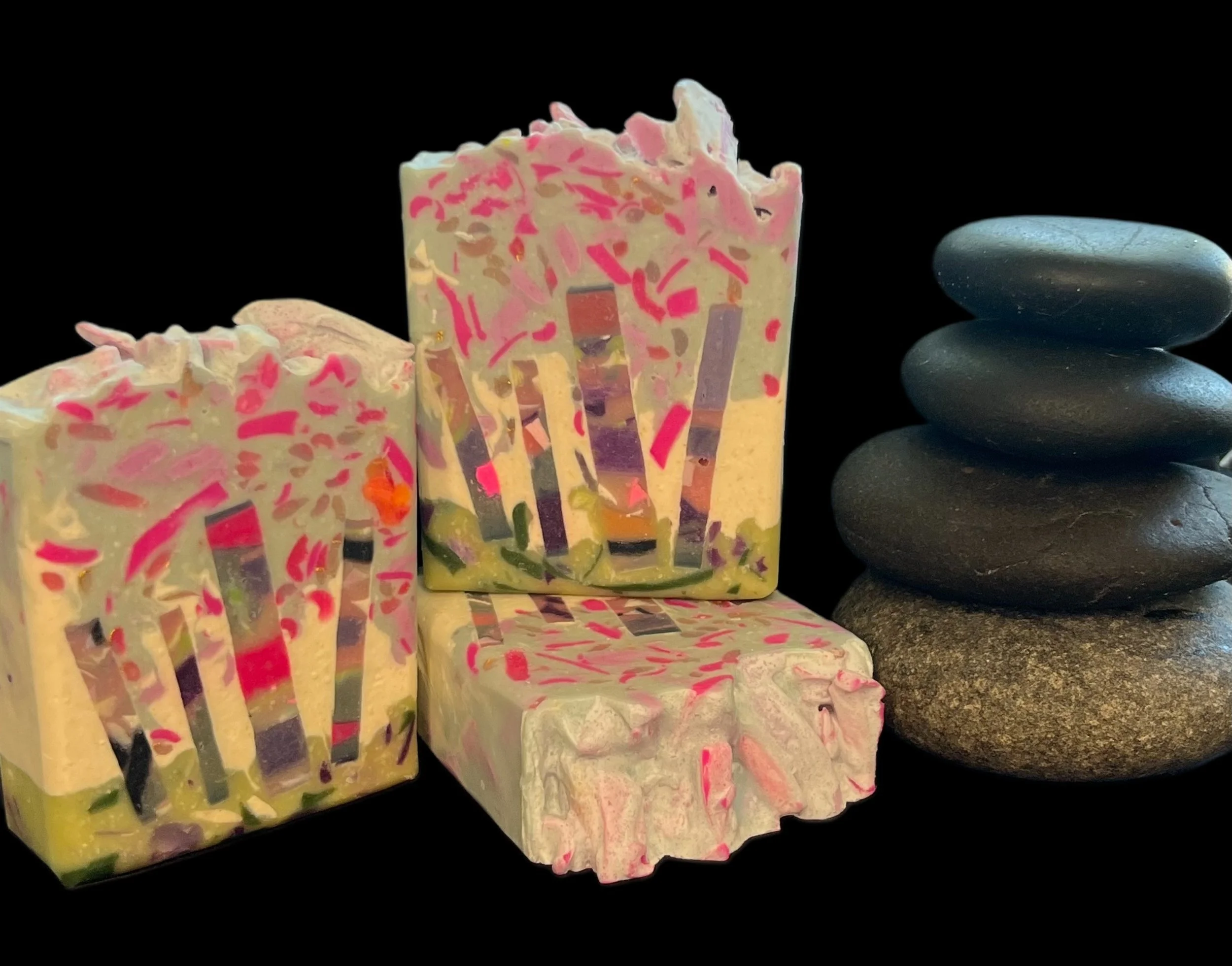 Moisturizing goat milk lavender soap made with natural oils and butters. A gentle, handmade bar perfect for dry or sensitive skin.