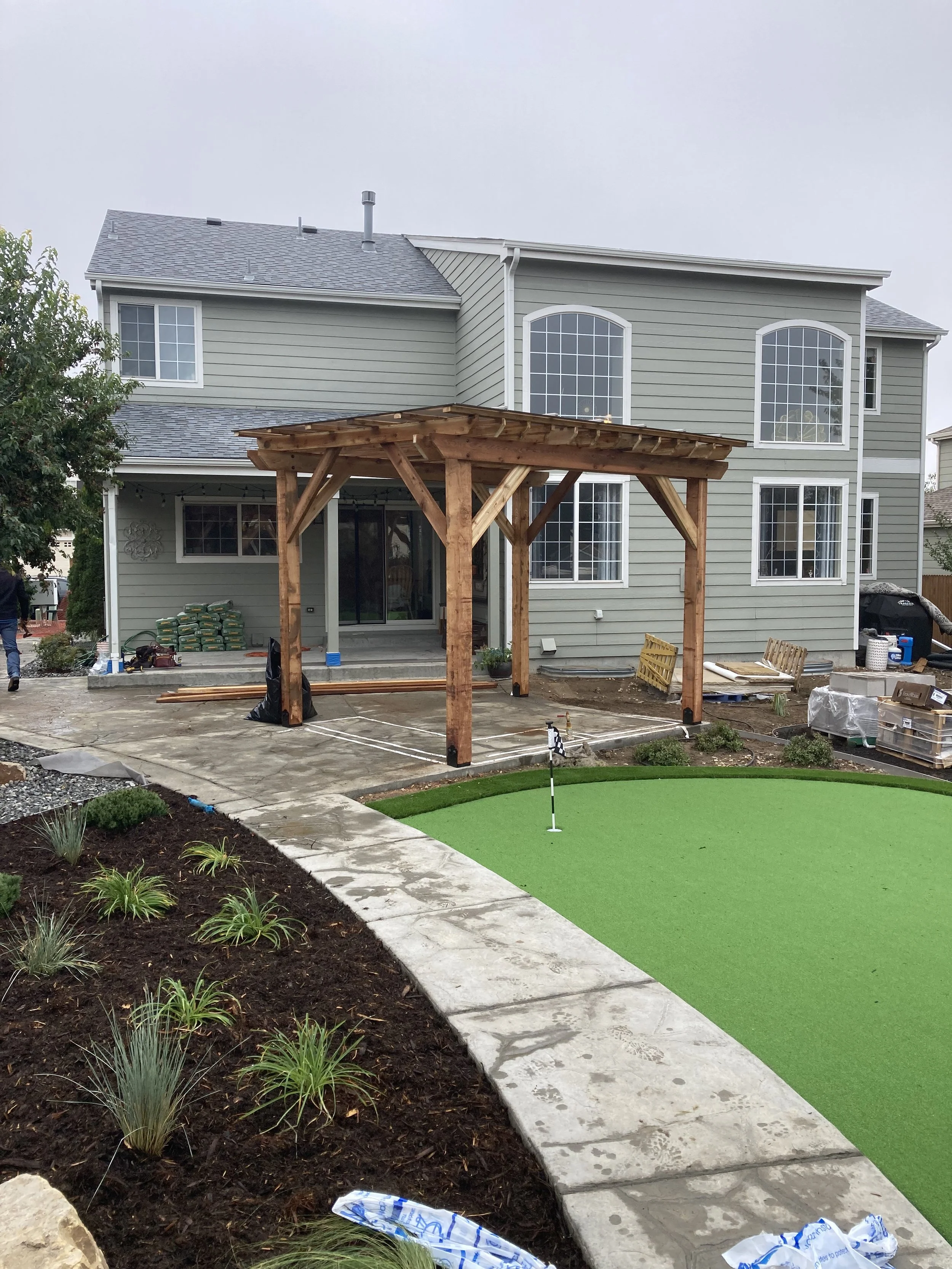 Backyard Pergola
