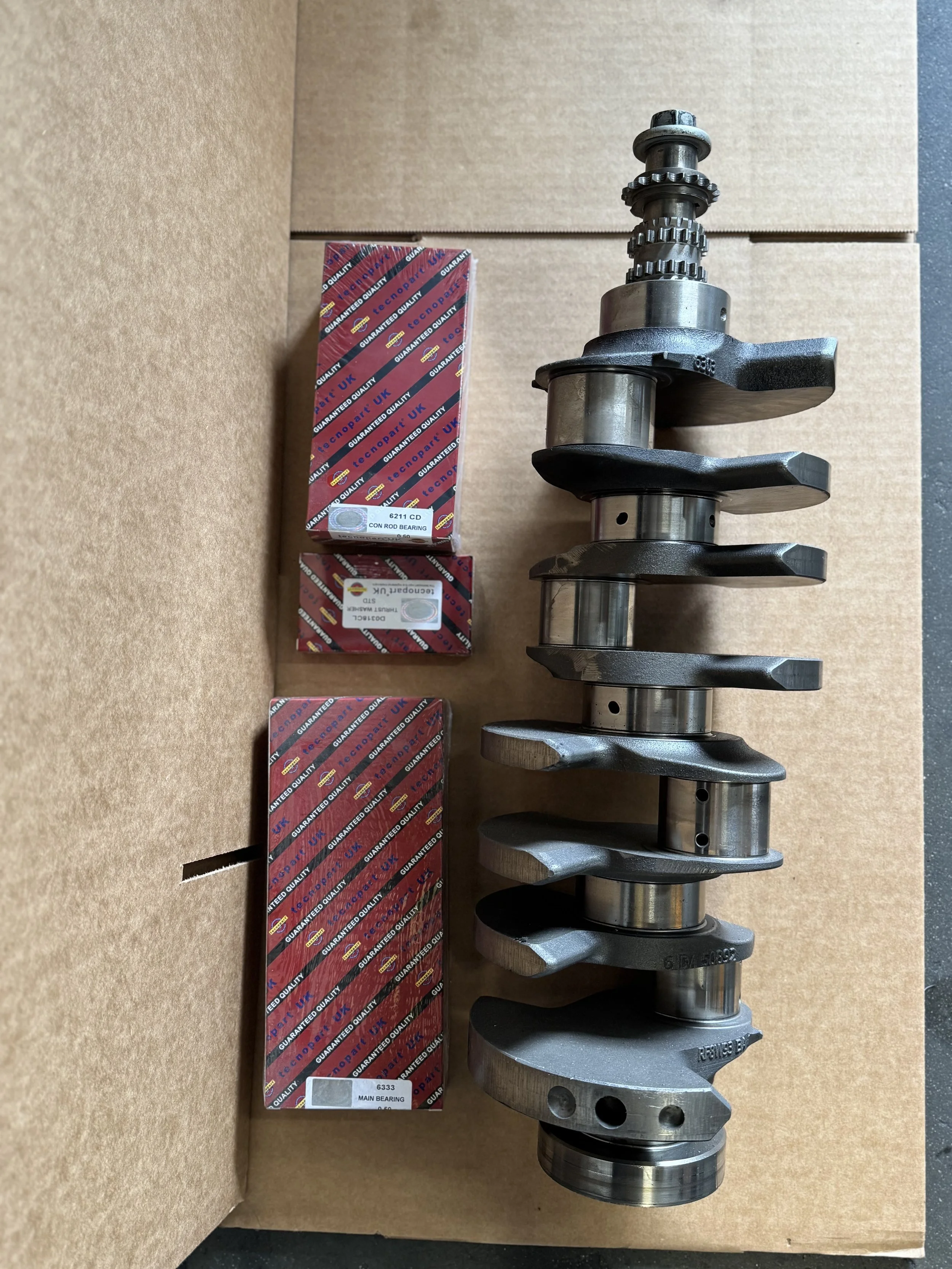 Land Rover 5.0 Crankshaft w/ Main & Rod Bearings