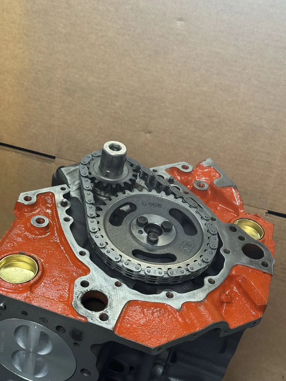 Chevy 5.7L 350 Engine (Short Block) — Record Crankshaft