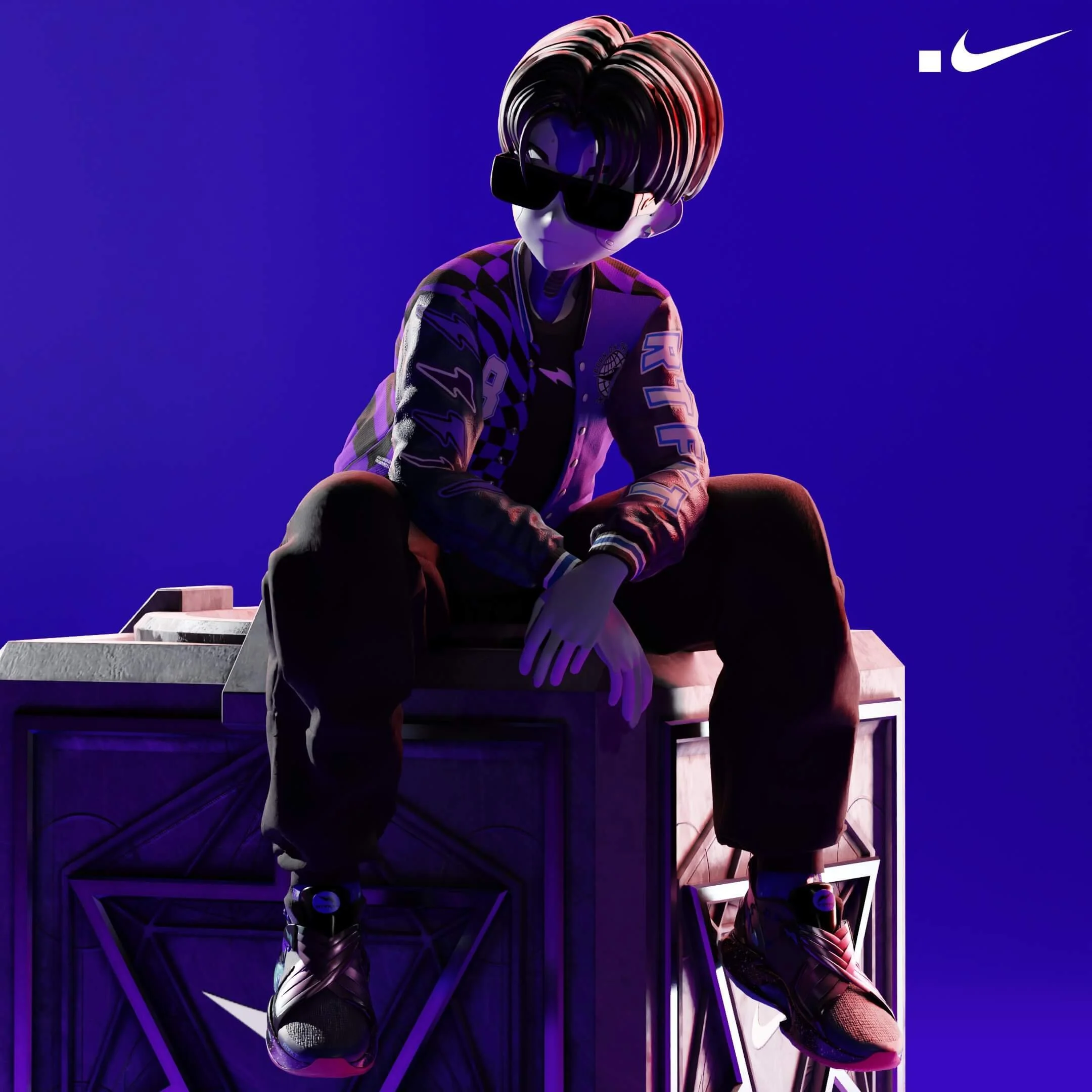 PREZDENT NIKE RFTKT NFT 3D Avatar and Clothing Endorsement BLNDS