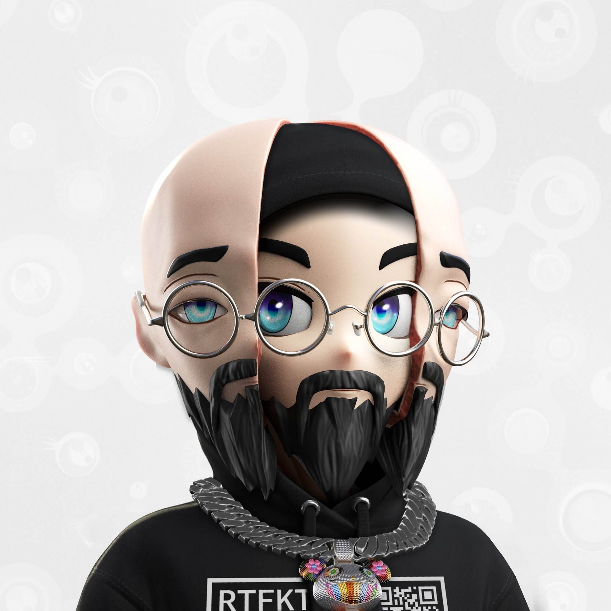 TAKASHI MURAKAMI NFT 3D AVATAR RTFKT