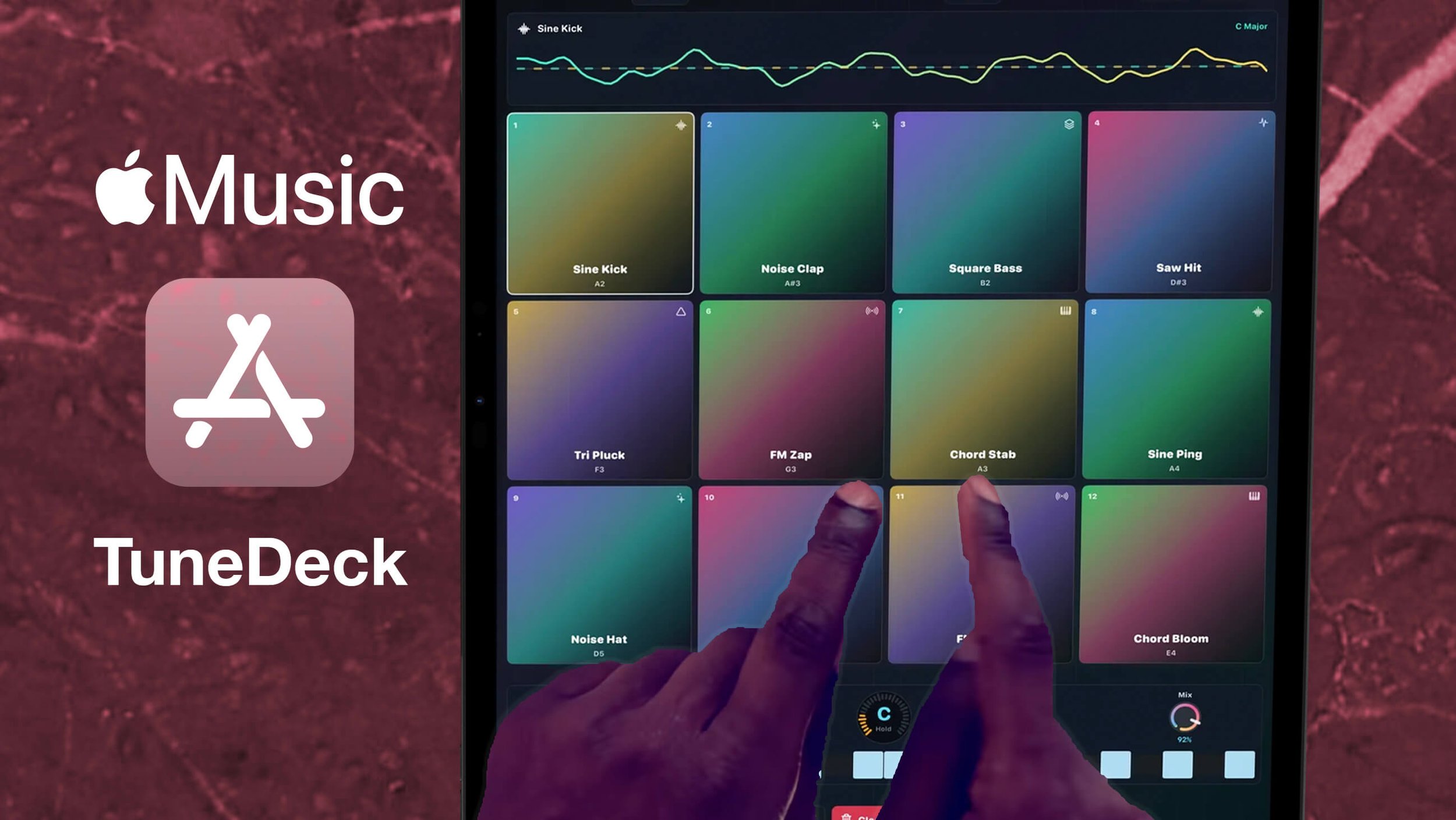 Turn Your iPhone/iPad into a Beatpad: Meet TuneDeck Soundboard Studio