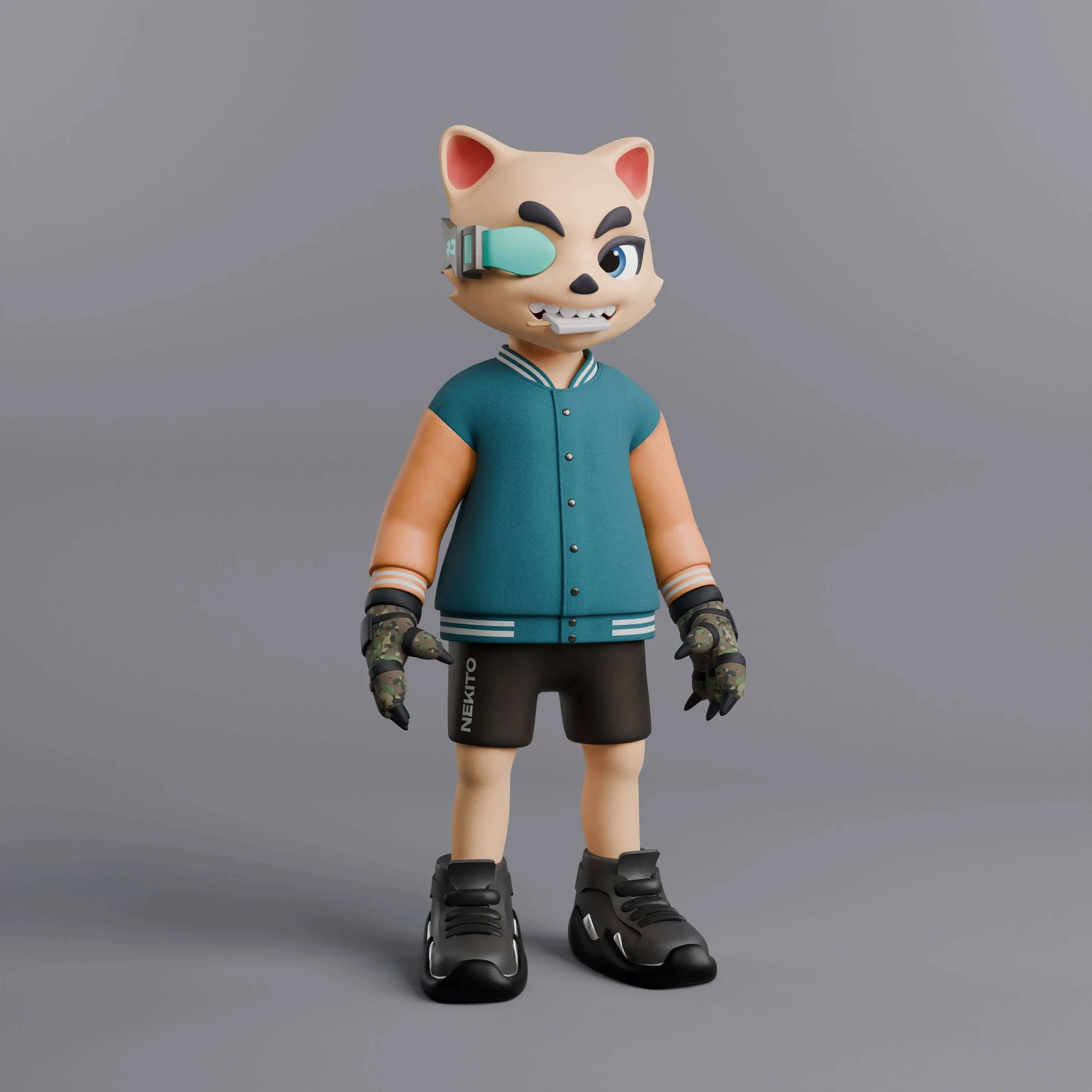 NEKITO #1944 — sporty cyber-accent energy