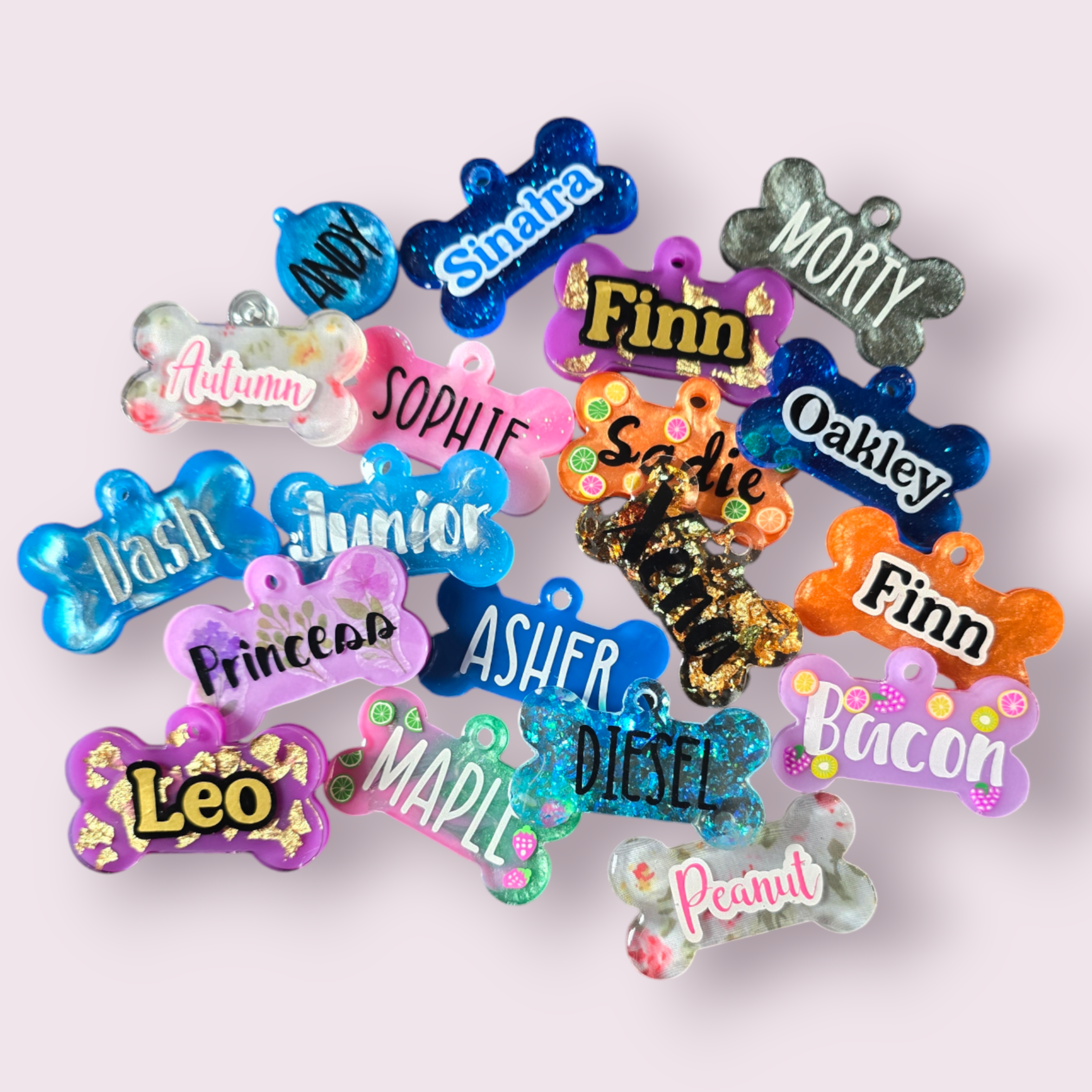 Personalized Resin Tag