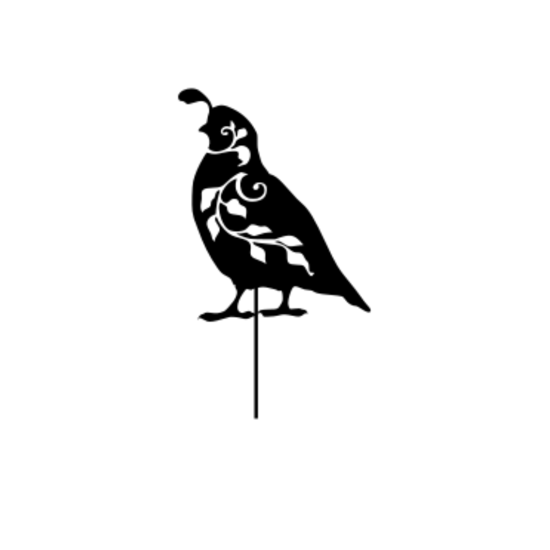 Quail Yard and Garden Stake