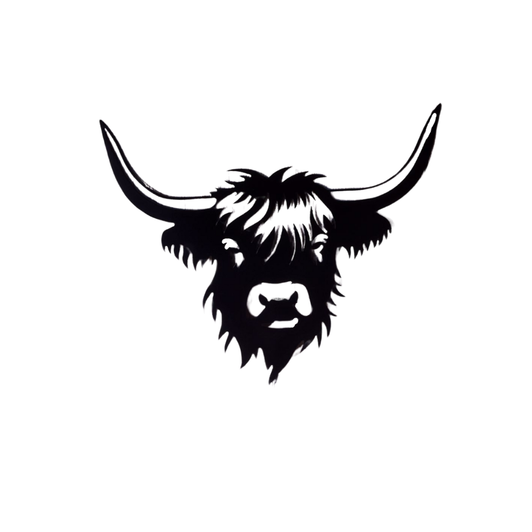 Bull Cow Head - Yard Stake & Wall Art