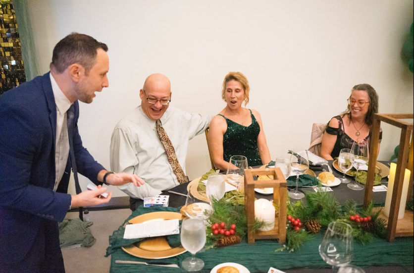 Ari Novick delights guests at corporate events in Jacksonville.