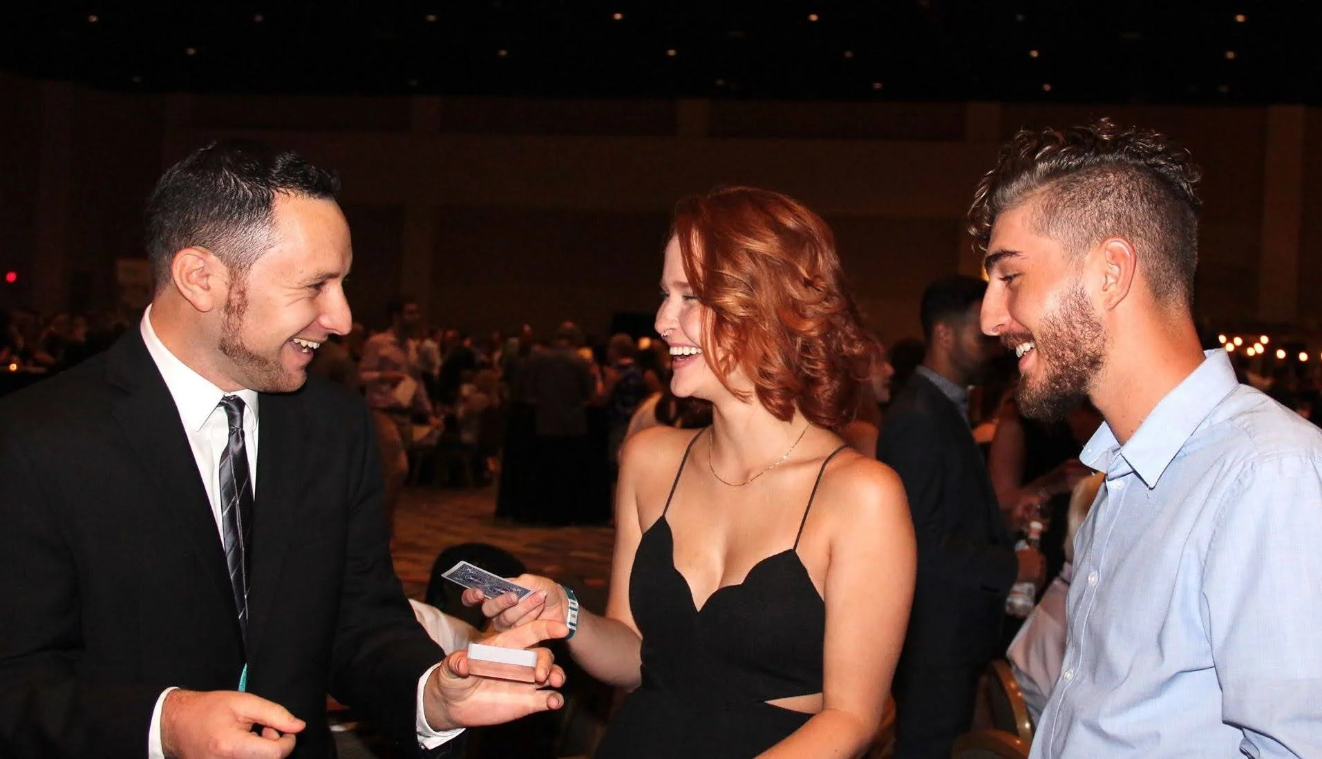 Corporate event in Orlando featuring magician Ari Novick unforgettable performance