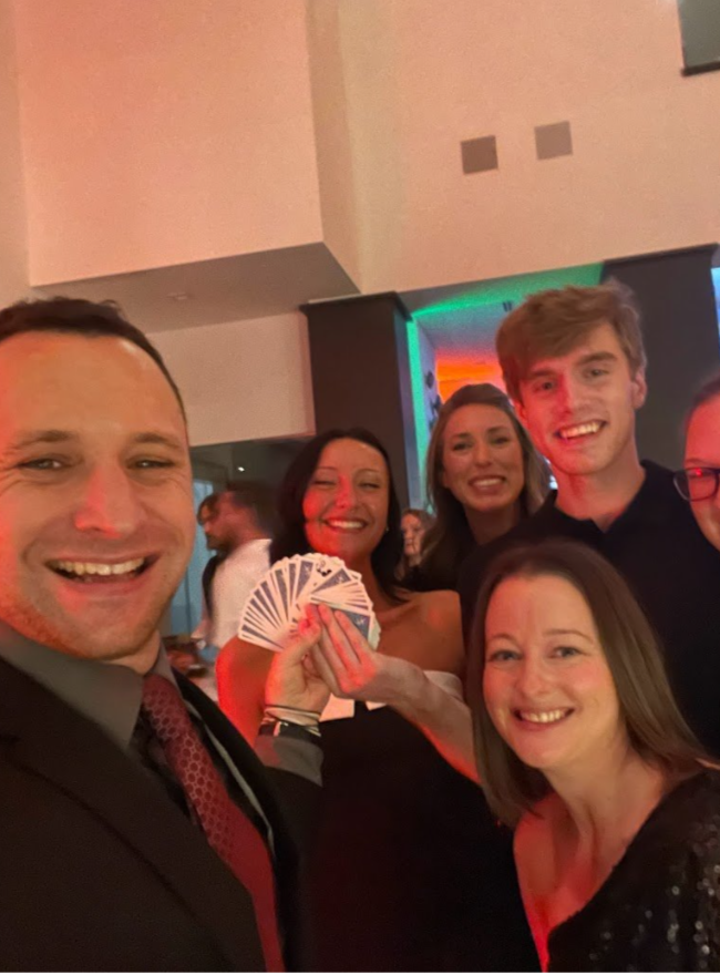 Ari Novick delivering unforgettable magic at an Orlando trade show