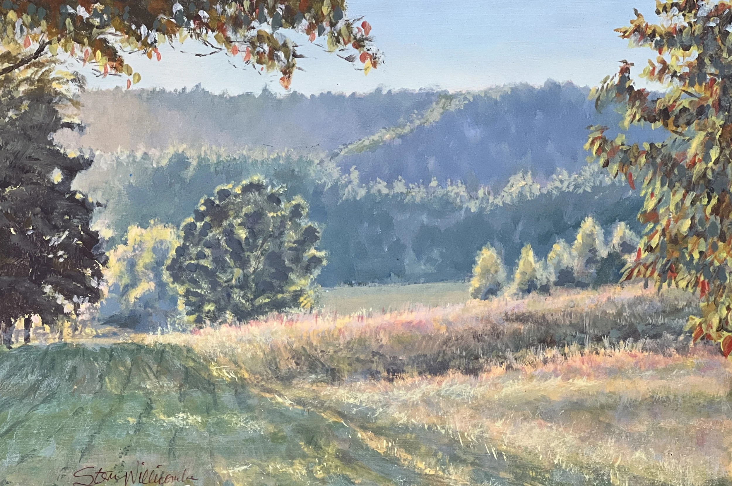 Study for Soft Blush of Early Autumn, 10”x15” (Available)