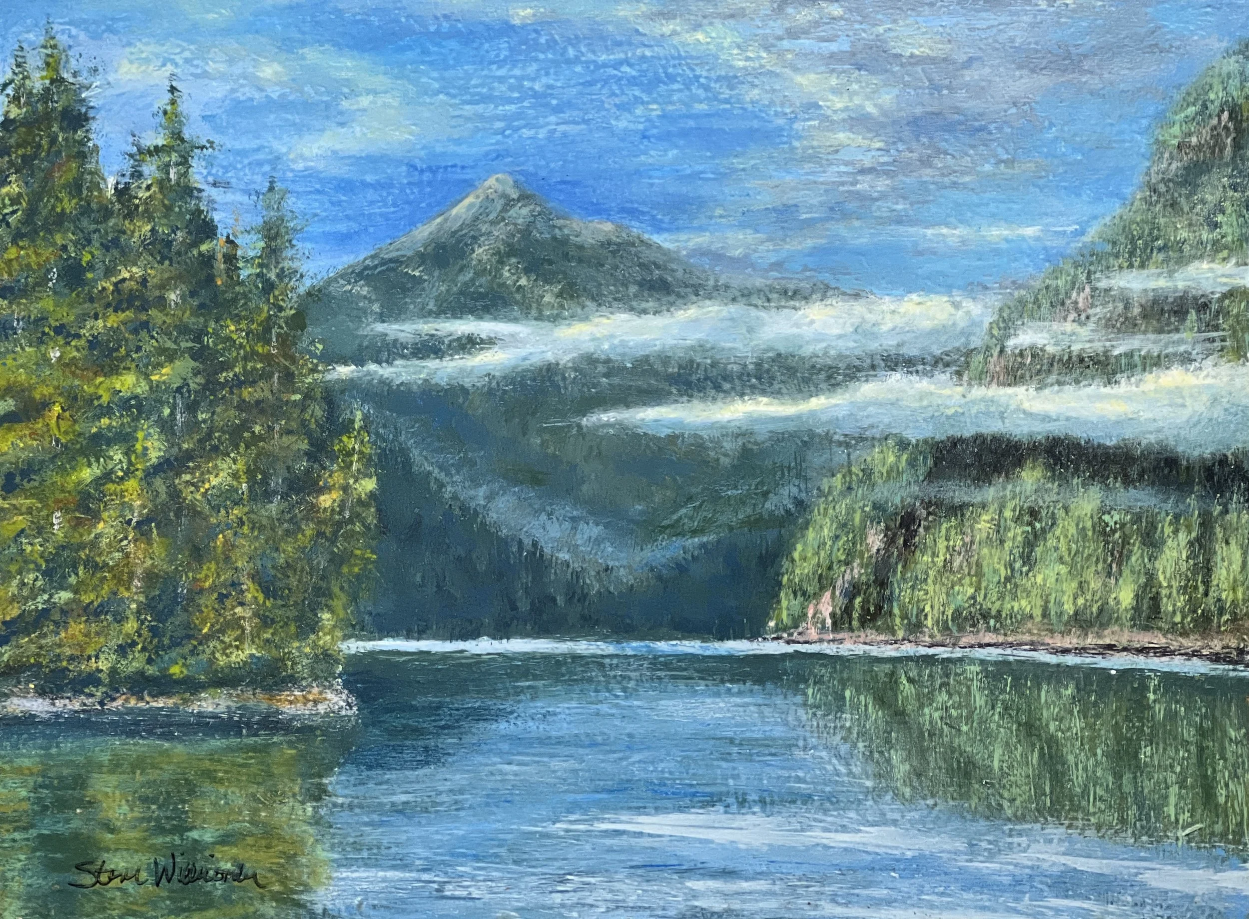 Study for Princess Louisa Inlet, 12”x16” (Available)