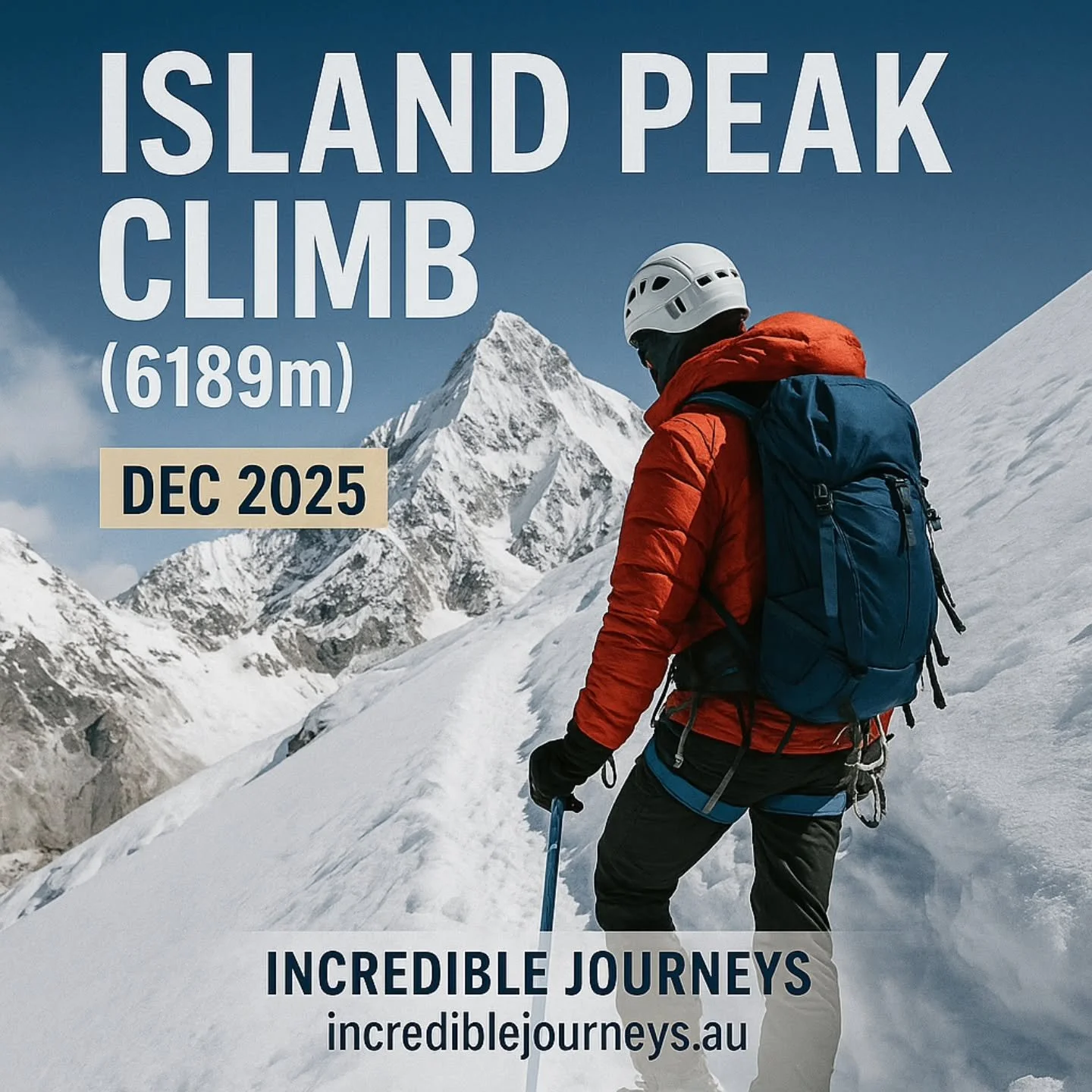 Ever wanted to climb a mountain in The Himalayas? 
Nows the chance to cut your teeth on Island Peak
Termed as a Trekking peak, it's the ideal way to challenge yourself on an iconic mountain in Nepal
We trek to Everest Base Camp to help acclimatise an